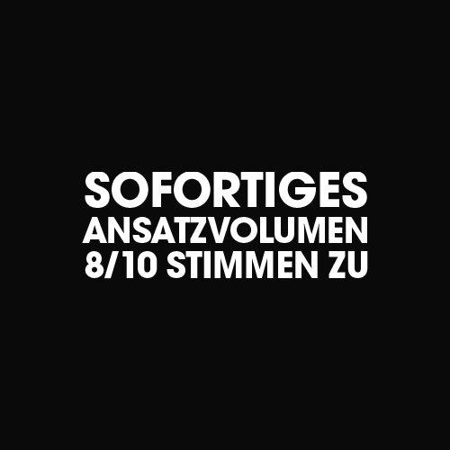 Icon Sofortiges Ansatzvolumen