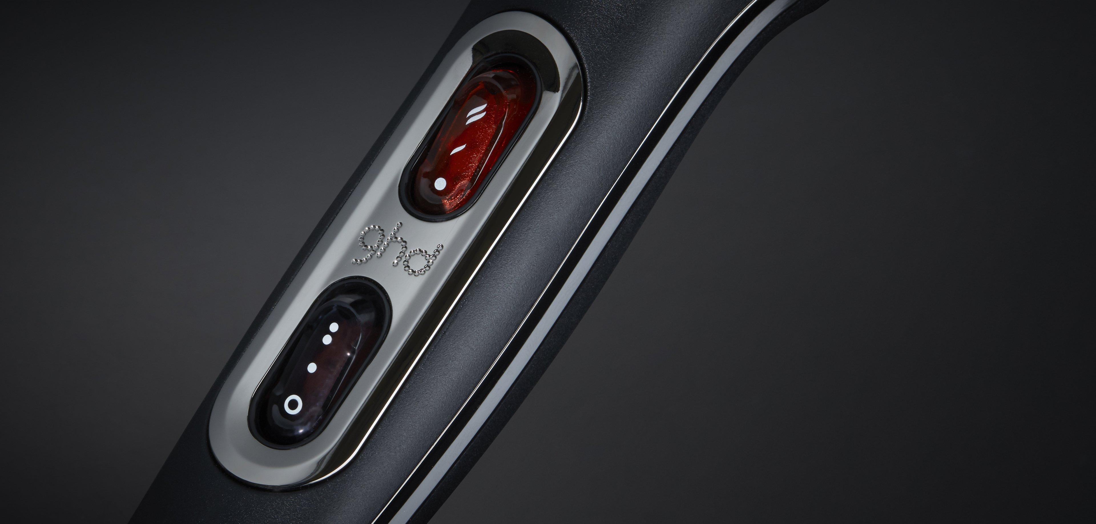 ghd air professional hair dryer buttons close-up