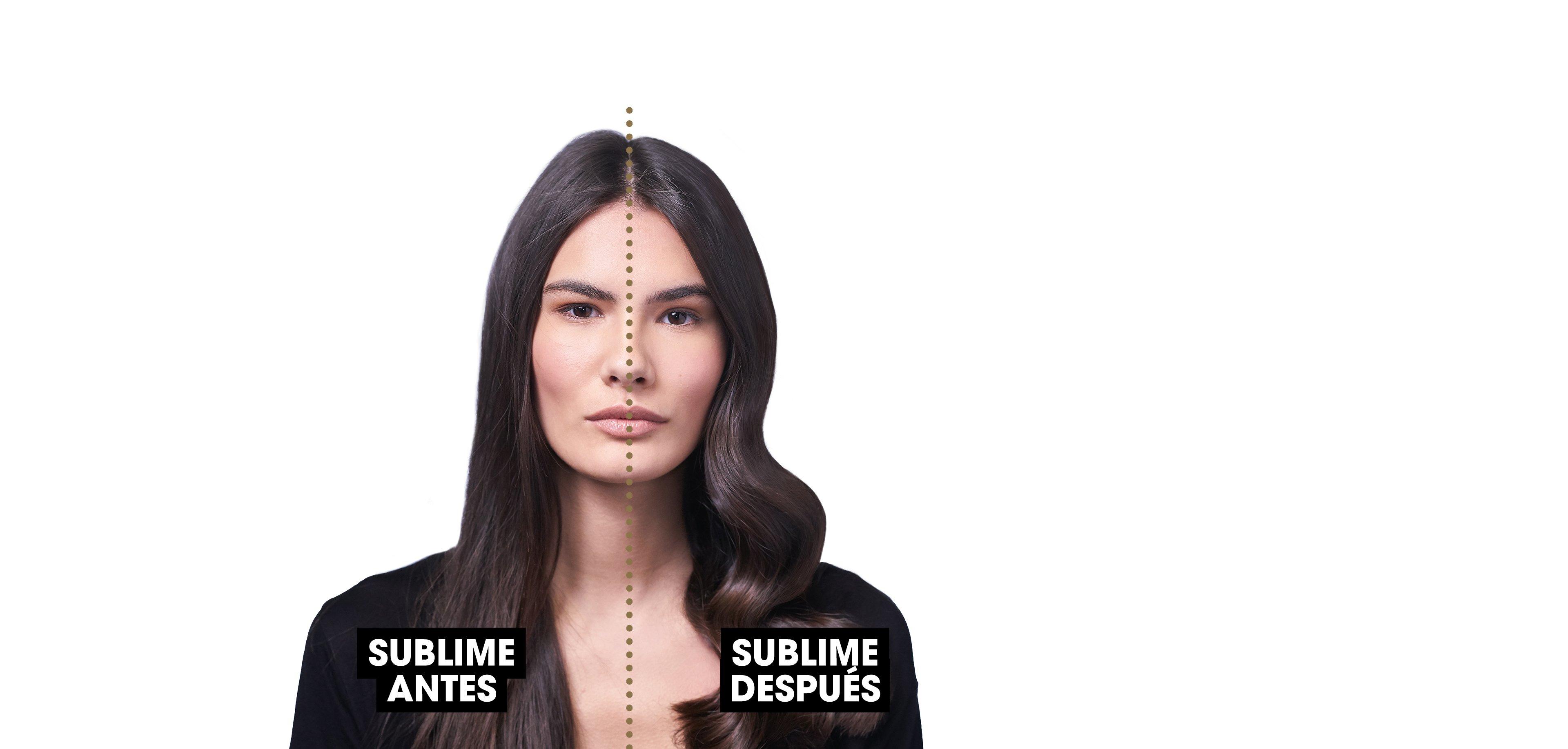 antes y despues rizos clasicos con ghd