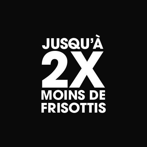 Deux fois moins de frisottis