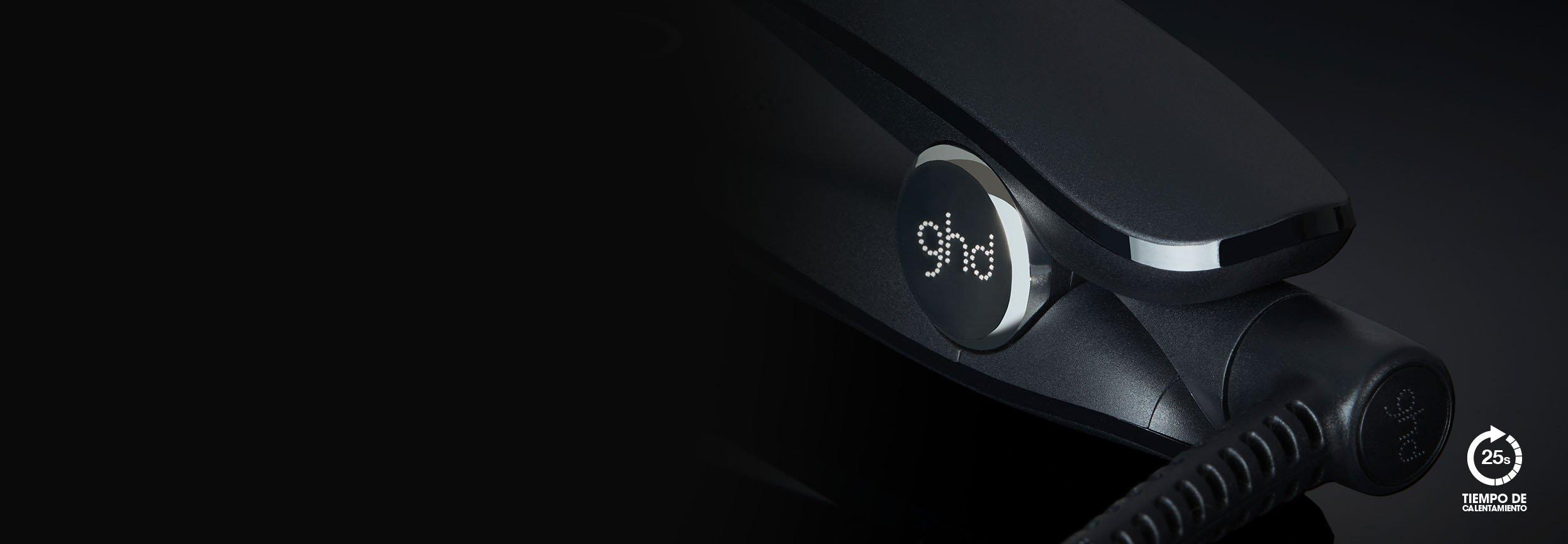 Diseño redondeado de la plancha ghd gold