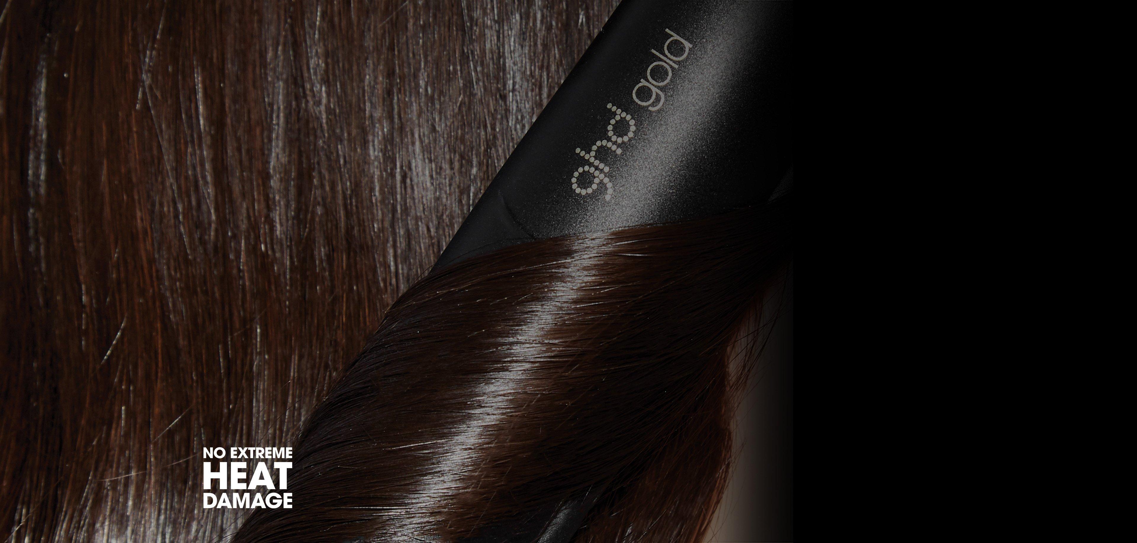 ghd Gold Hair Straightener (26mm plate) Black