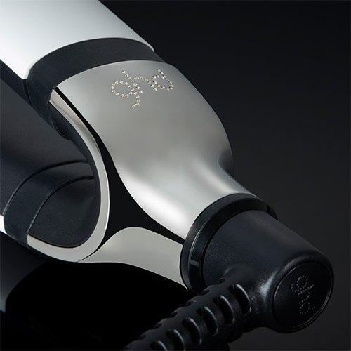 ghd one inch platinum plus styler in white swivel-cord close-up image