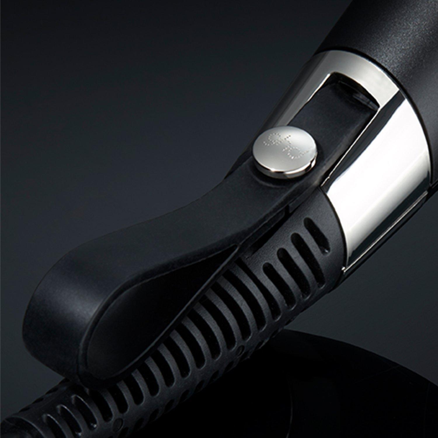 ghd helios hair dryer in black strap image