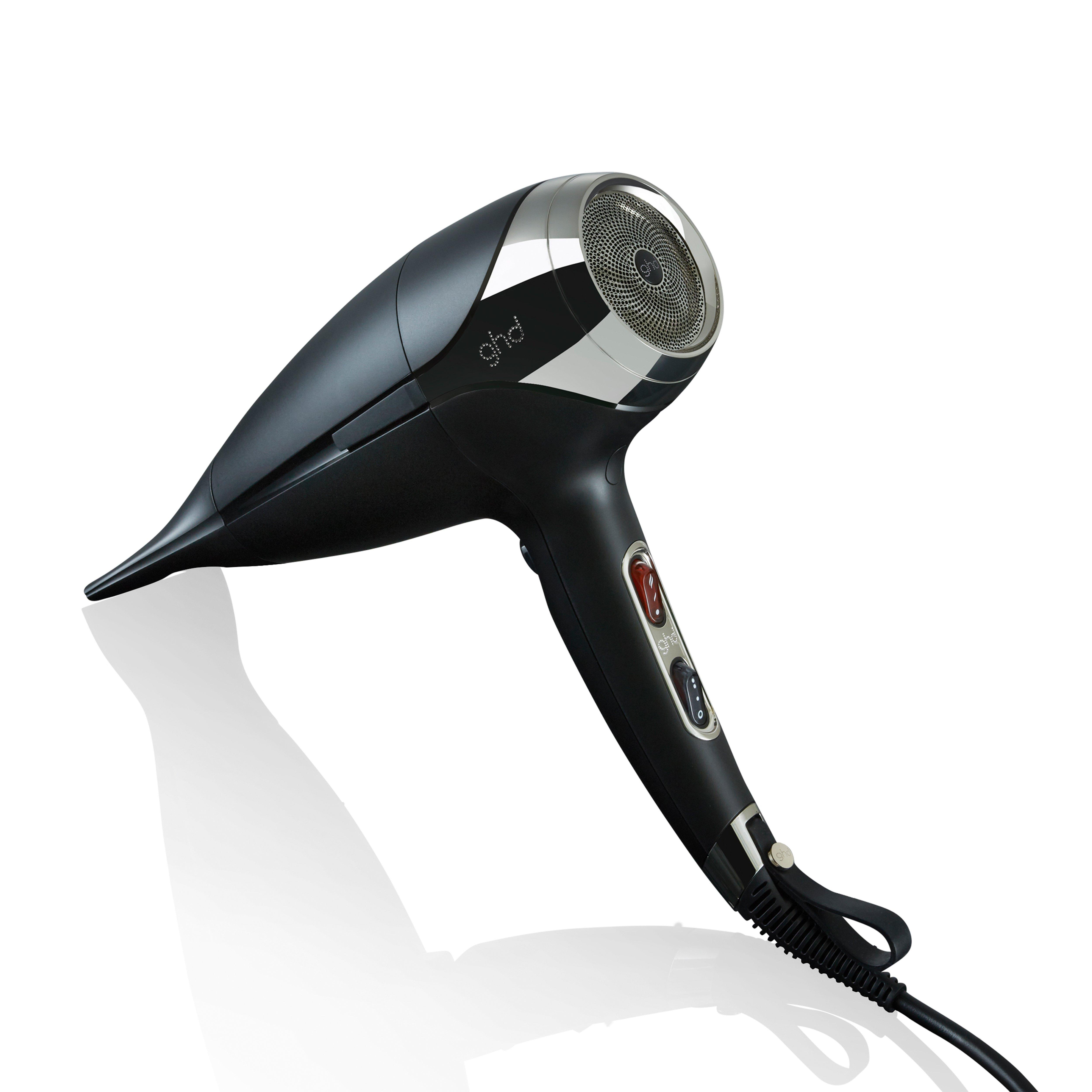 ghd helios hair dryer in black