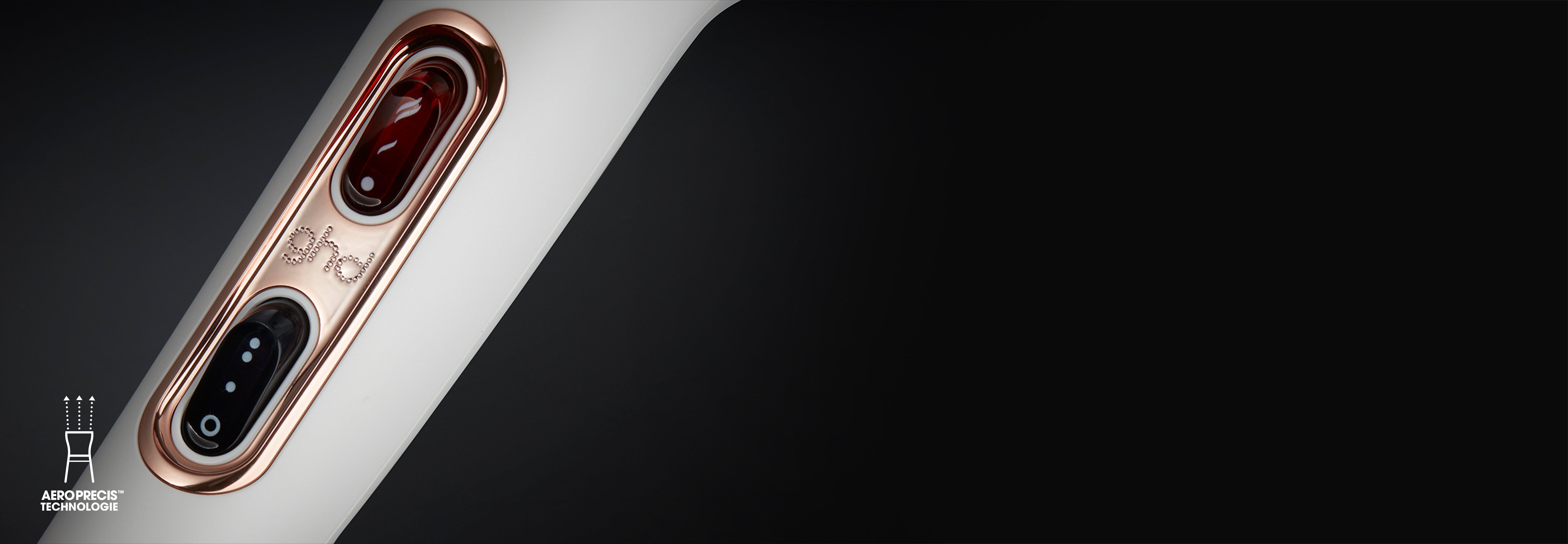 ghd helios® Einstellungen am Griff