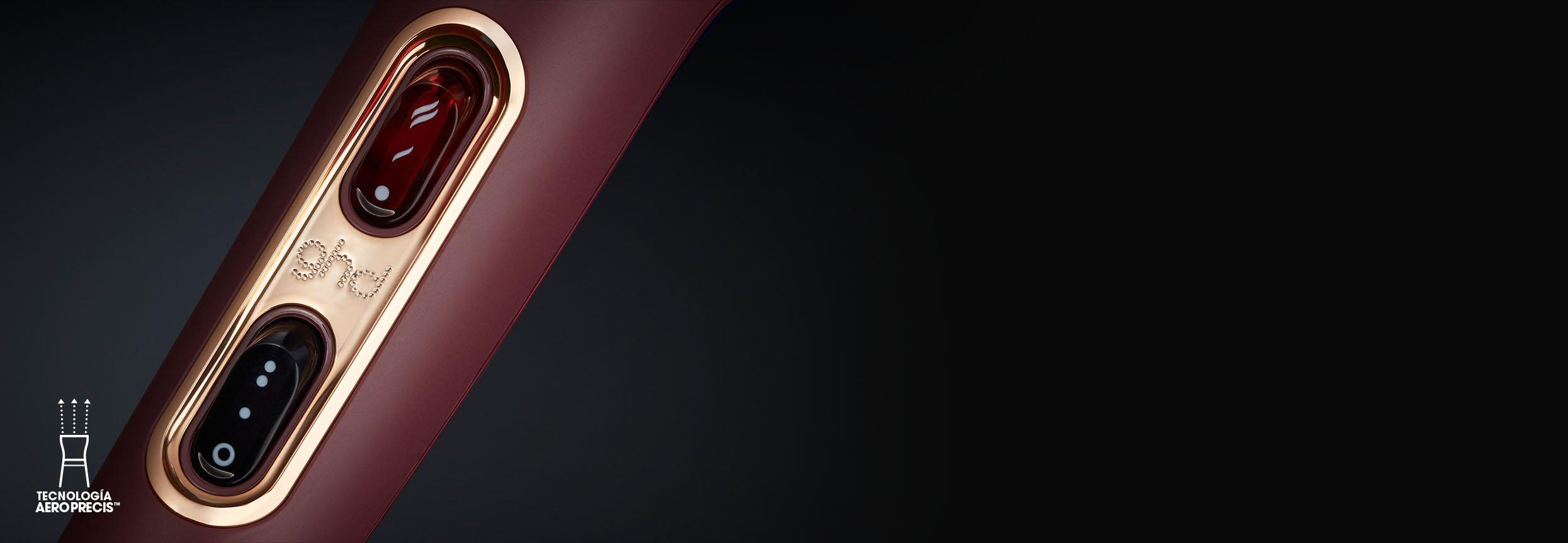 Selectores de potencia en color dorado