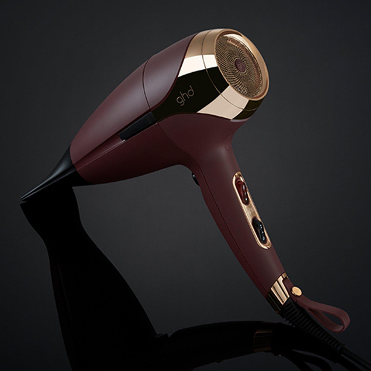 ghd helios hair dryer in plum image