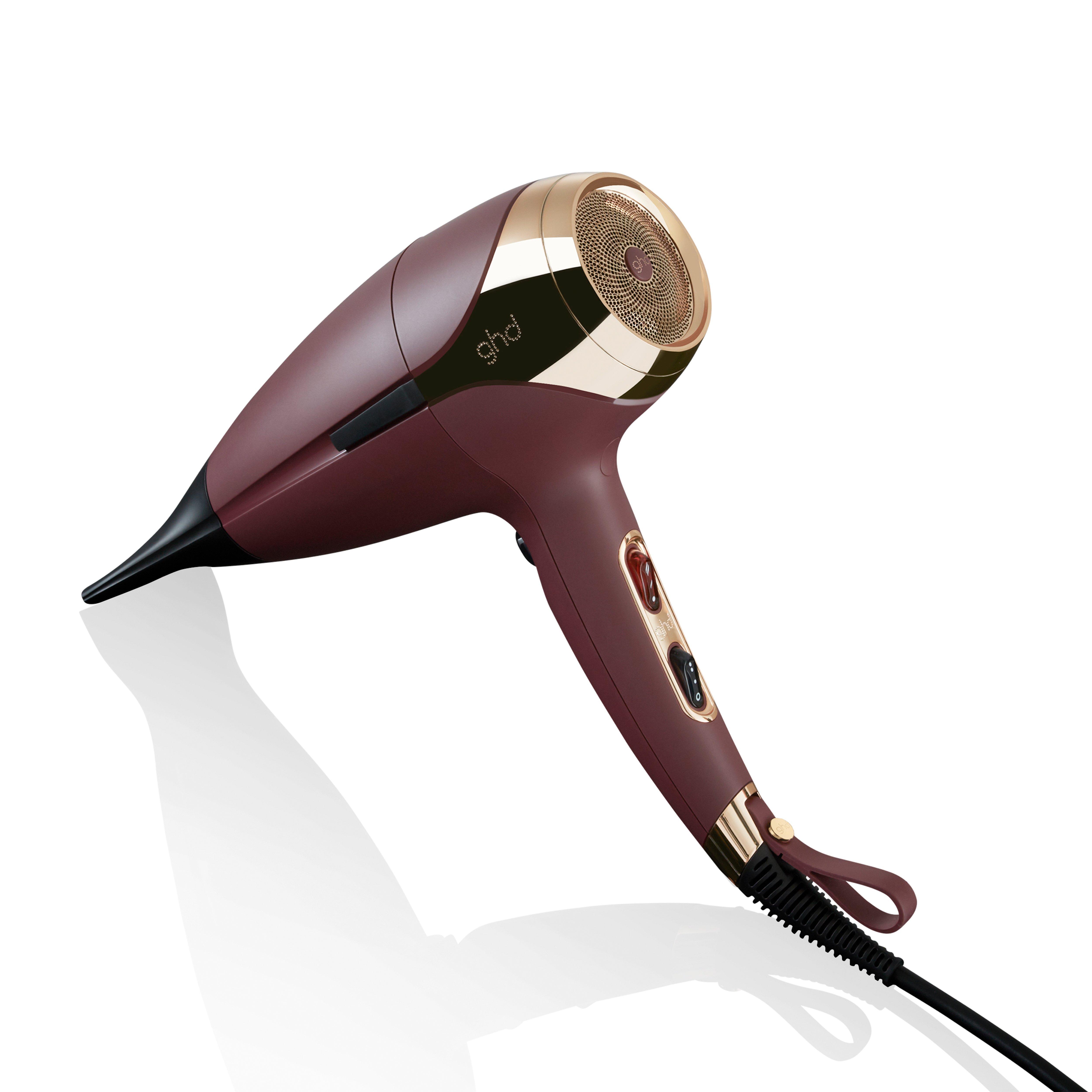 ghd helios hair dryer in plum