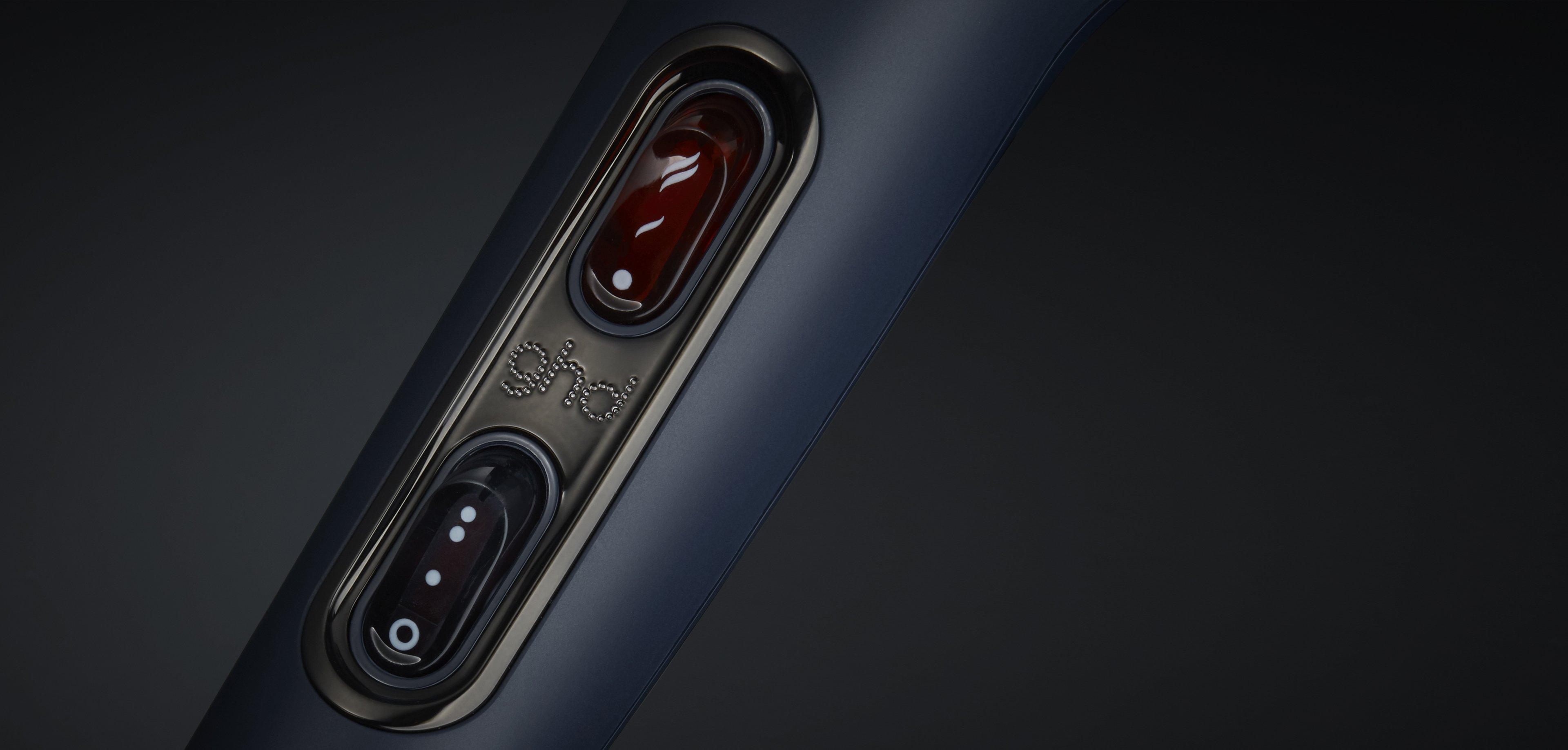 ghd Helios Hair Dryer Power and Temperature Buttons