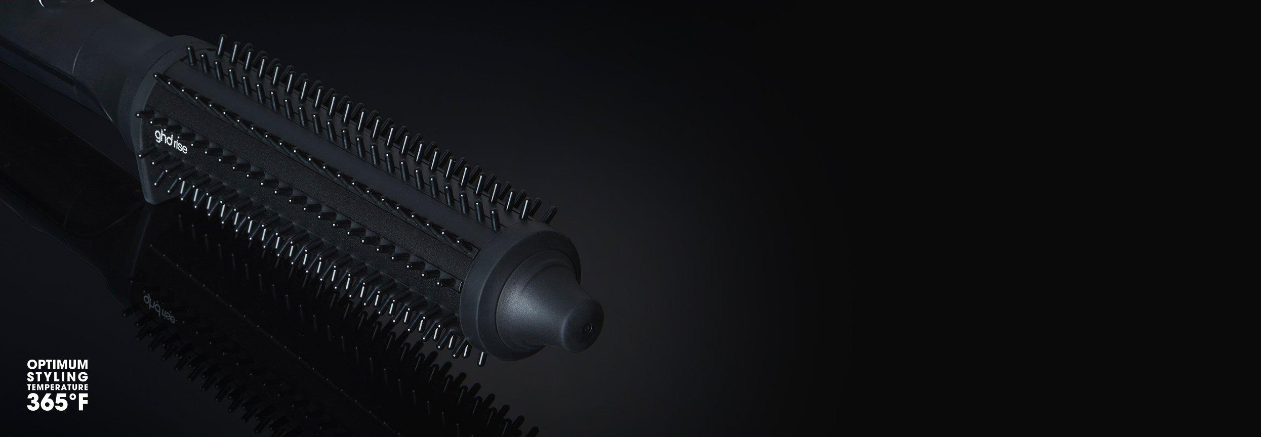 ghd rise volumizing hot brush bristle close-up
