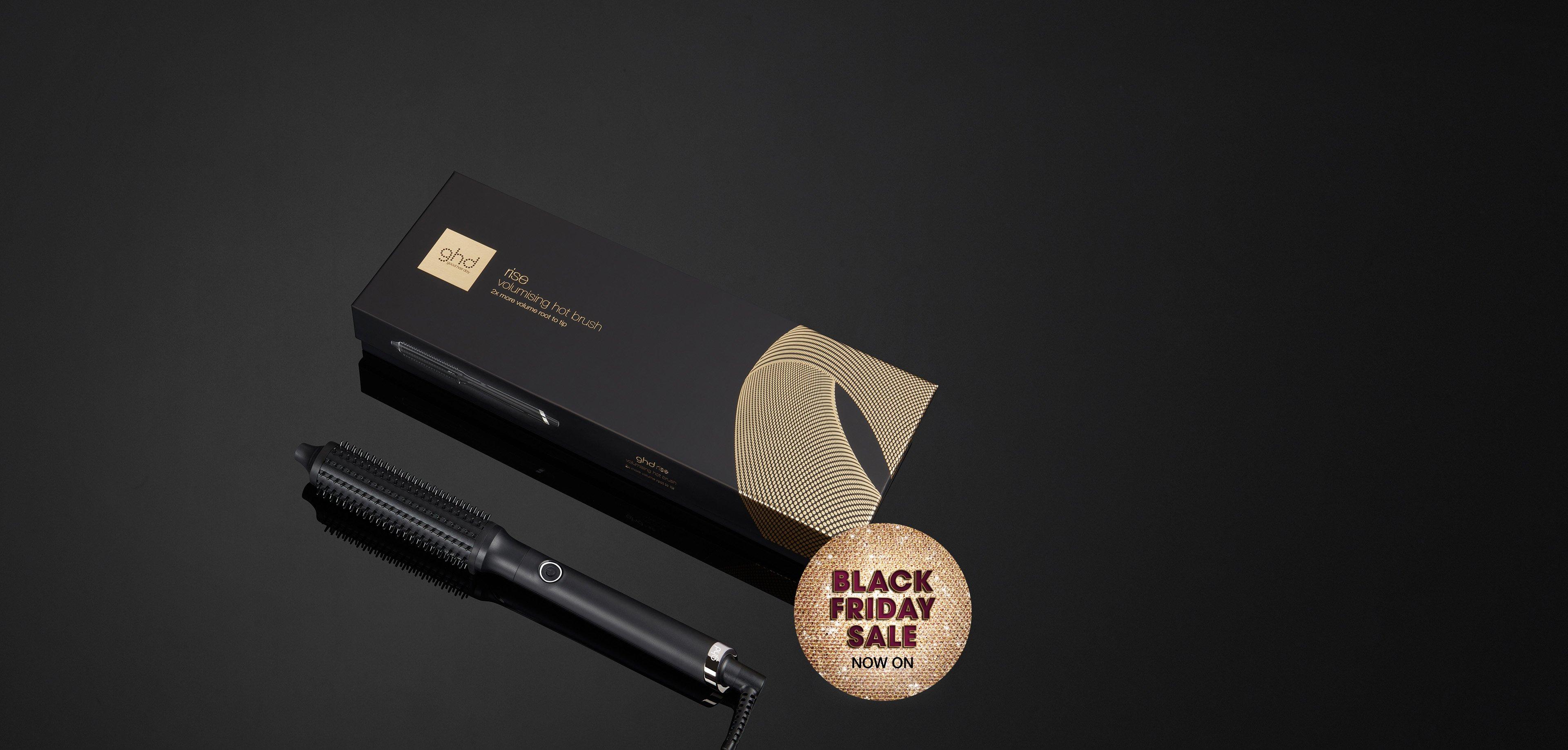 ghd rise ブラック ブラシヘアアイロン Amazon | ghd Rise ボリューム化ホットブラシ ホットヘアブラシ