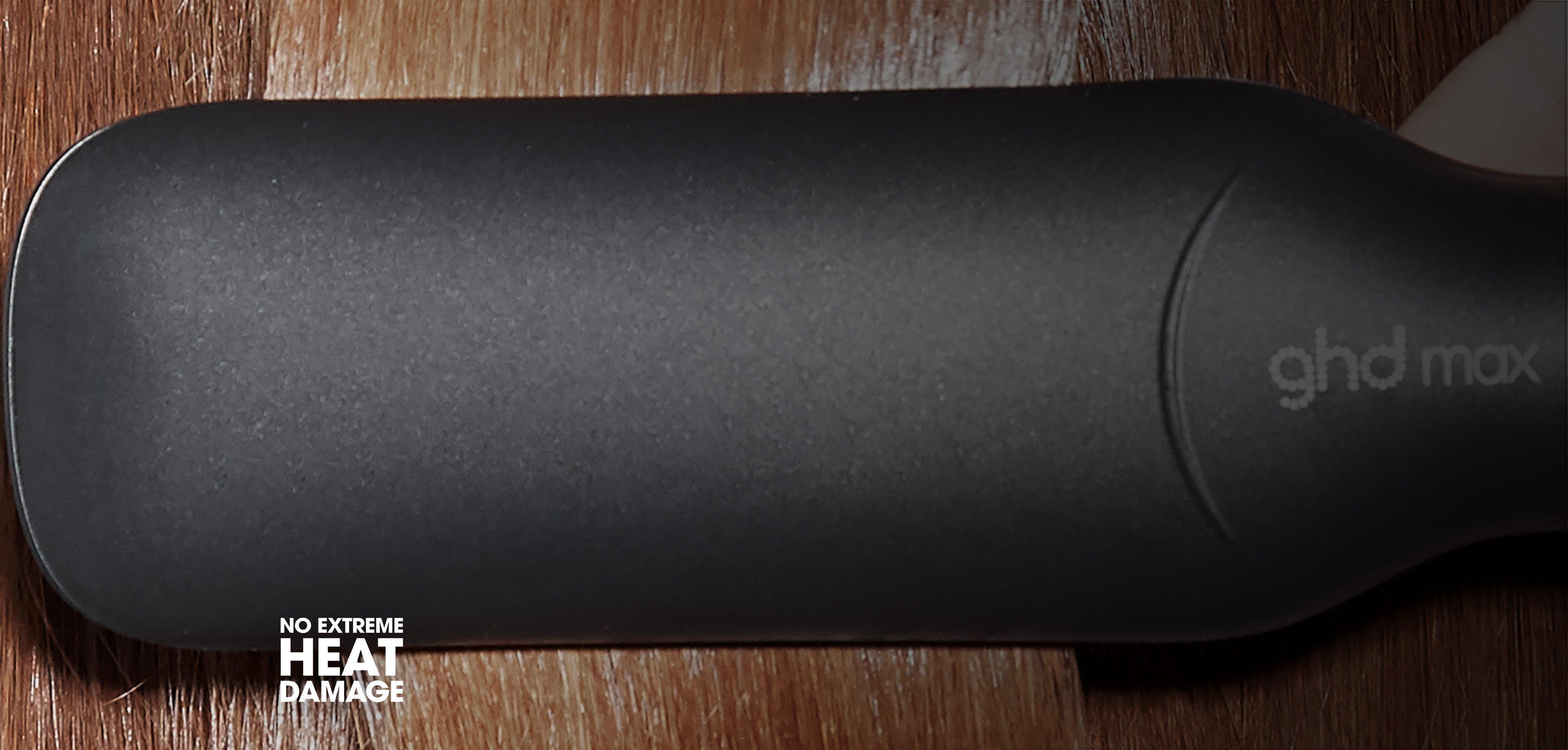 ghd Max Wide Plate Hair Straightener (42mm plate) Black