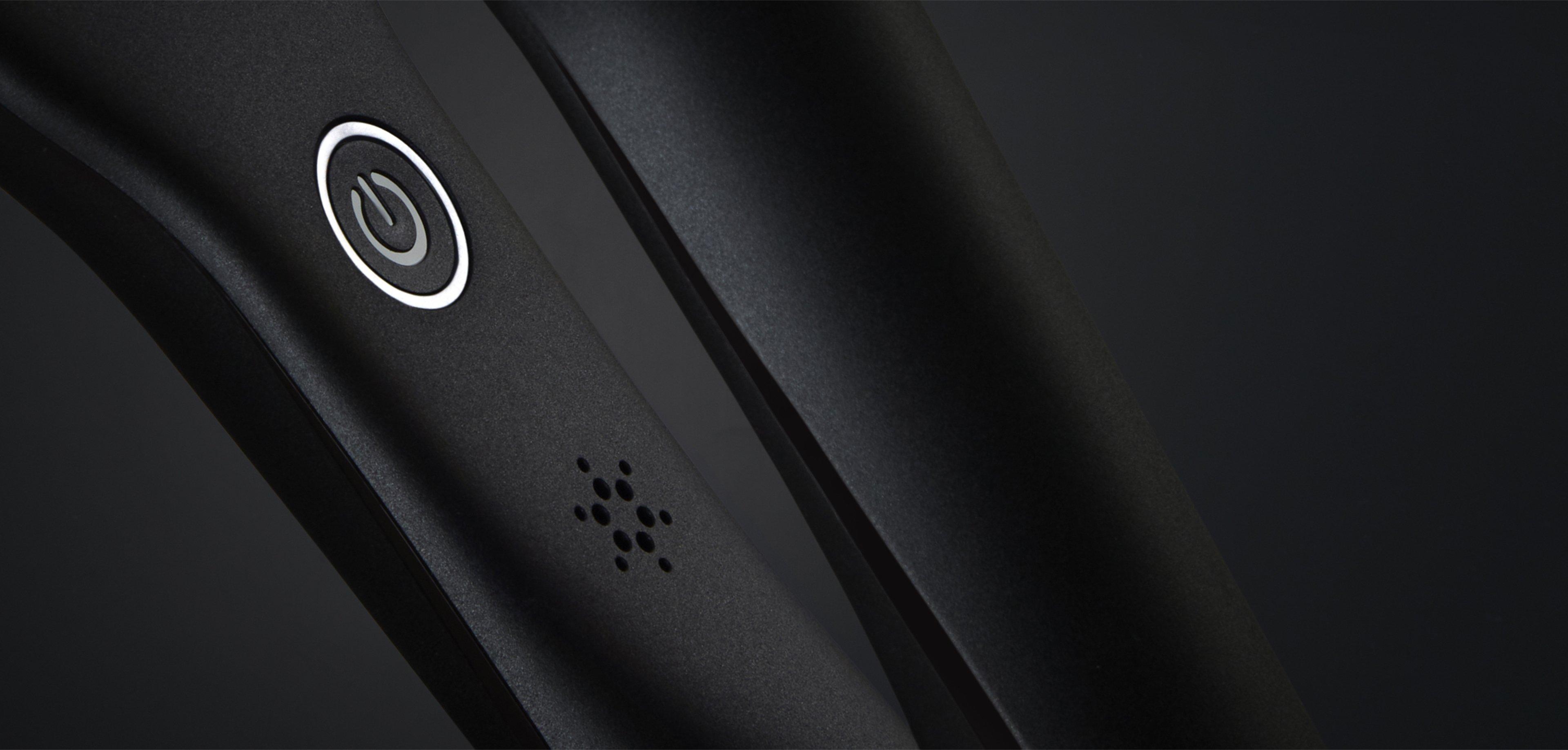 ghd max wide plate styler light up power switch