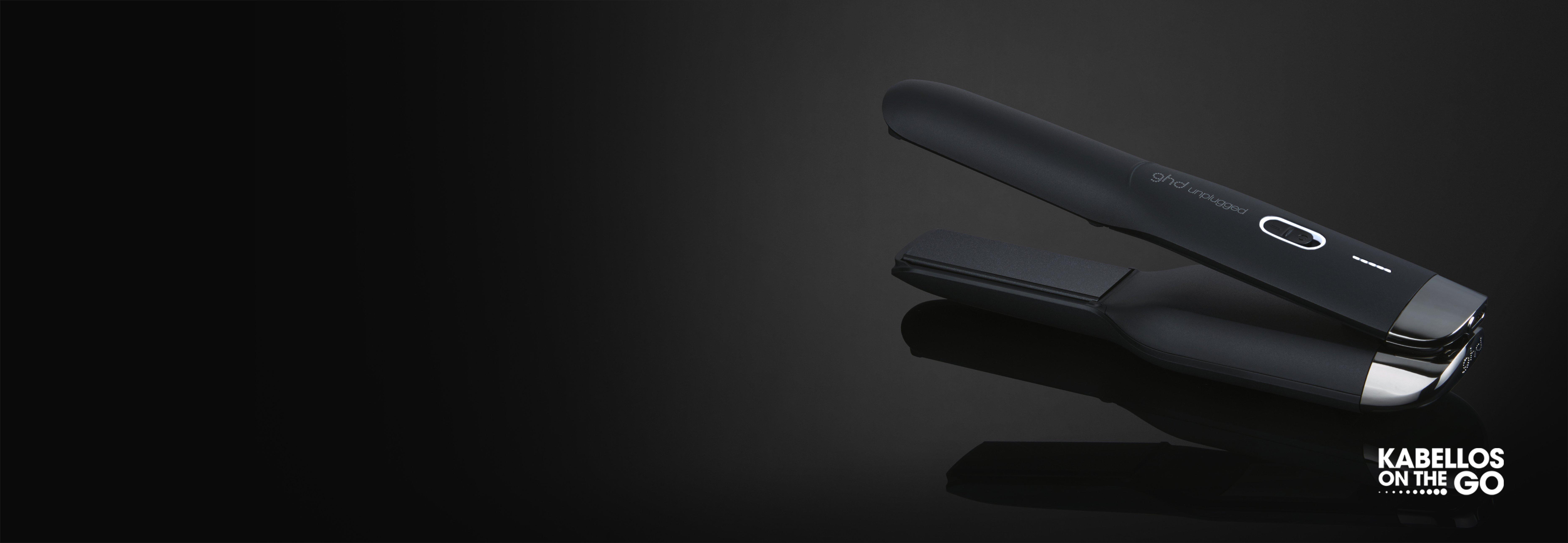 kabelloser ghd Haarglätter in Schwarz