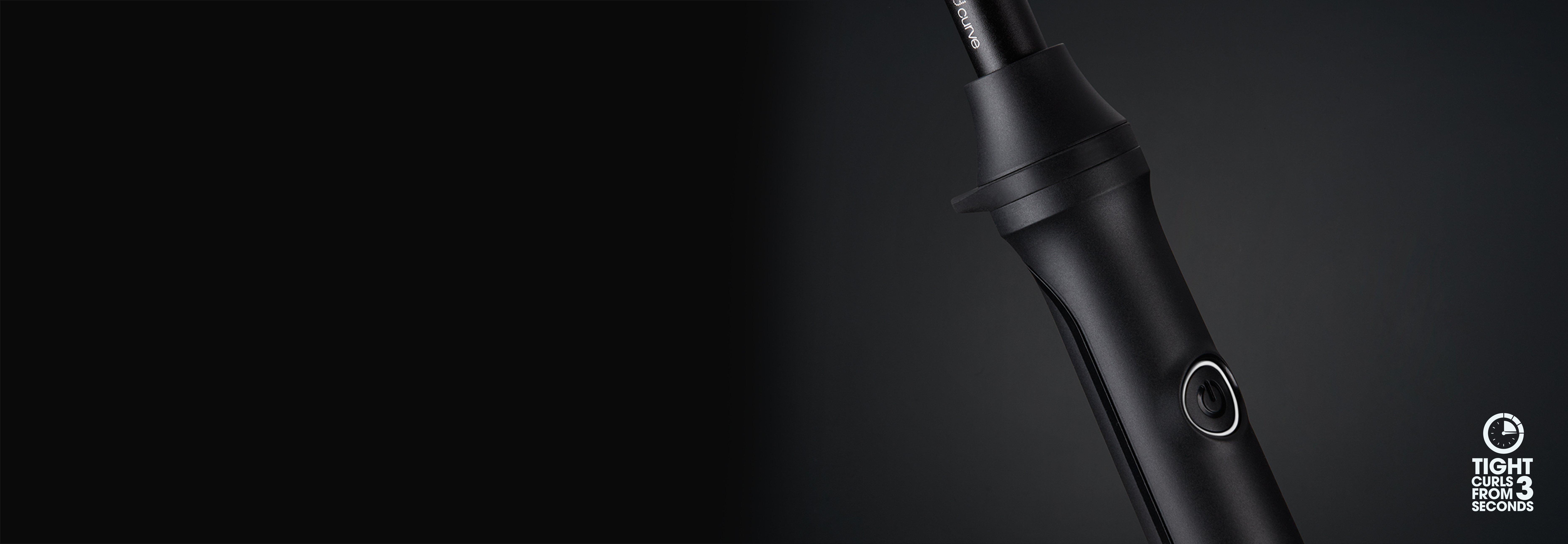 ghd thin wand button