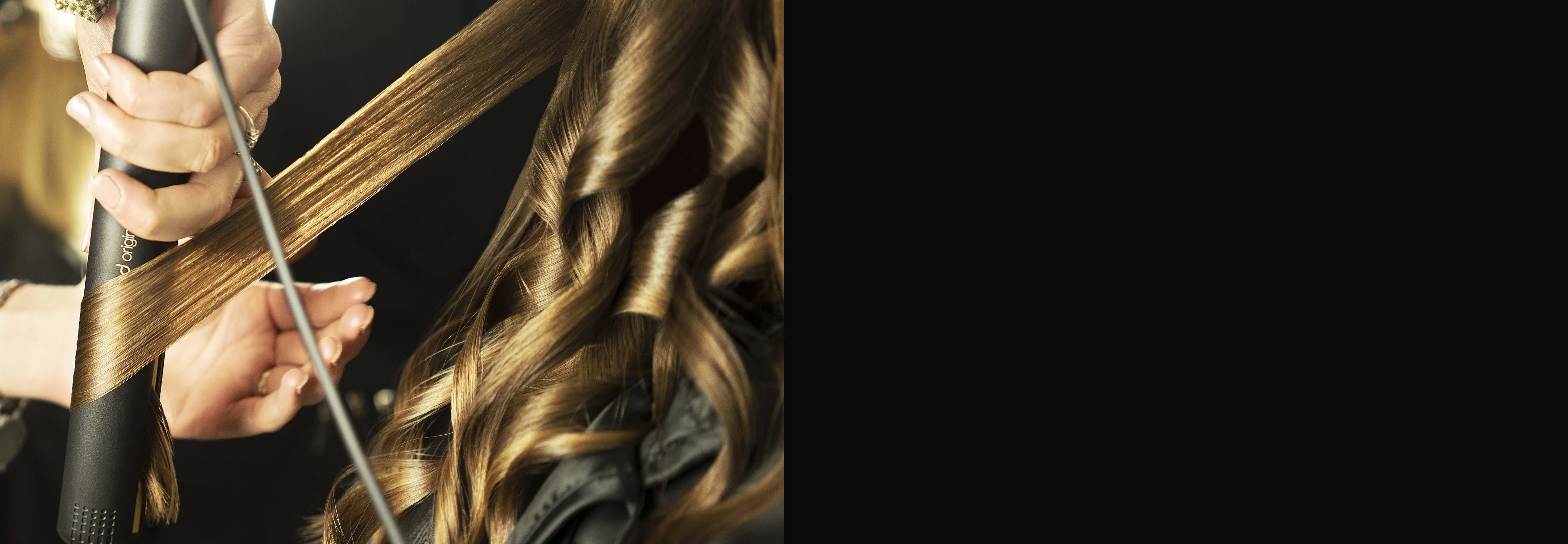 ghd original styler in hair