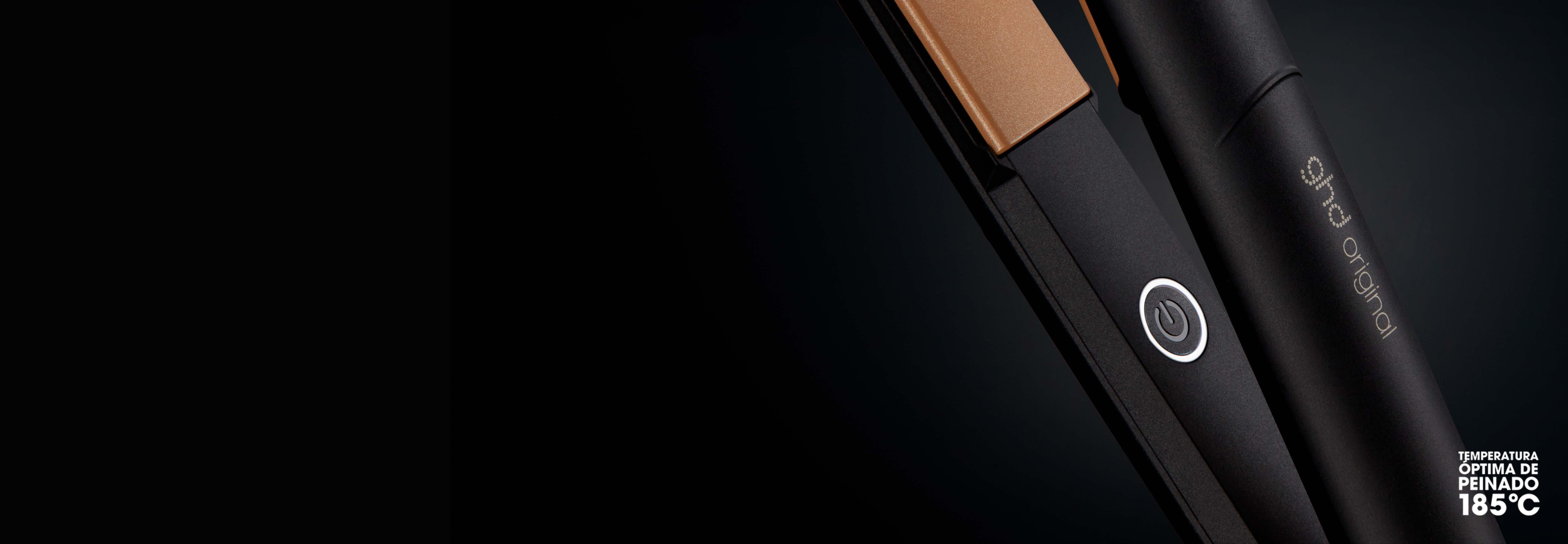 Botón para encender la plancha de pelo