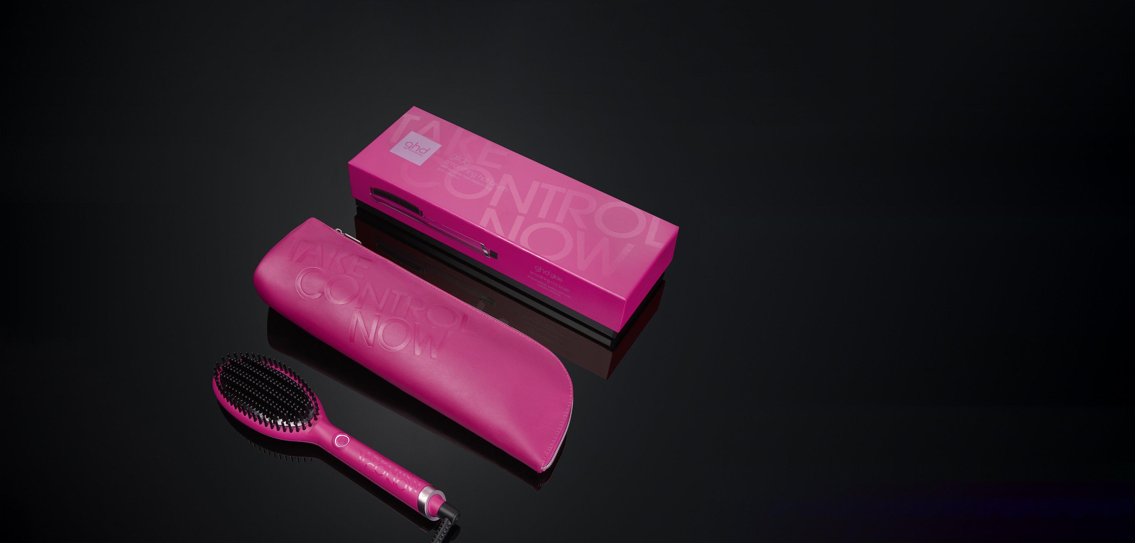 ghd glide varmebørste i pink