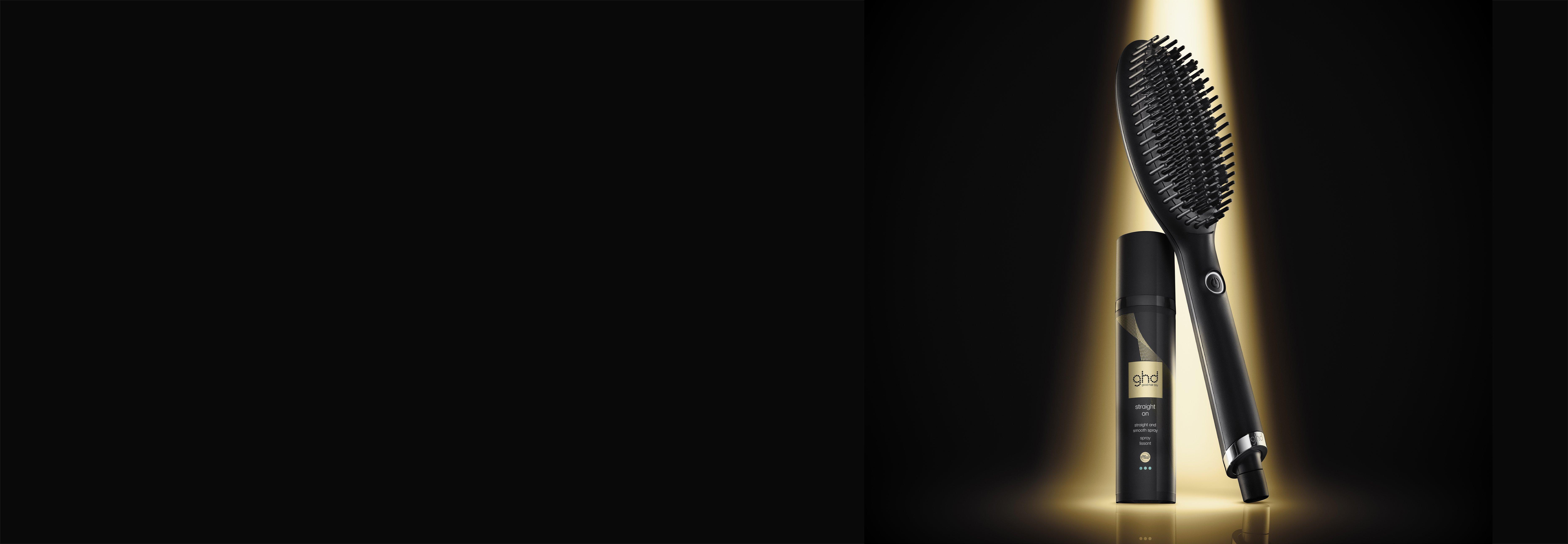 ghd glide Hot Brush mit ghd straight on spray im Spotlight