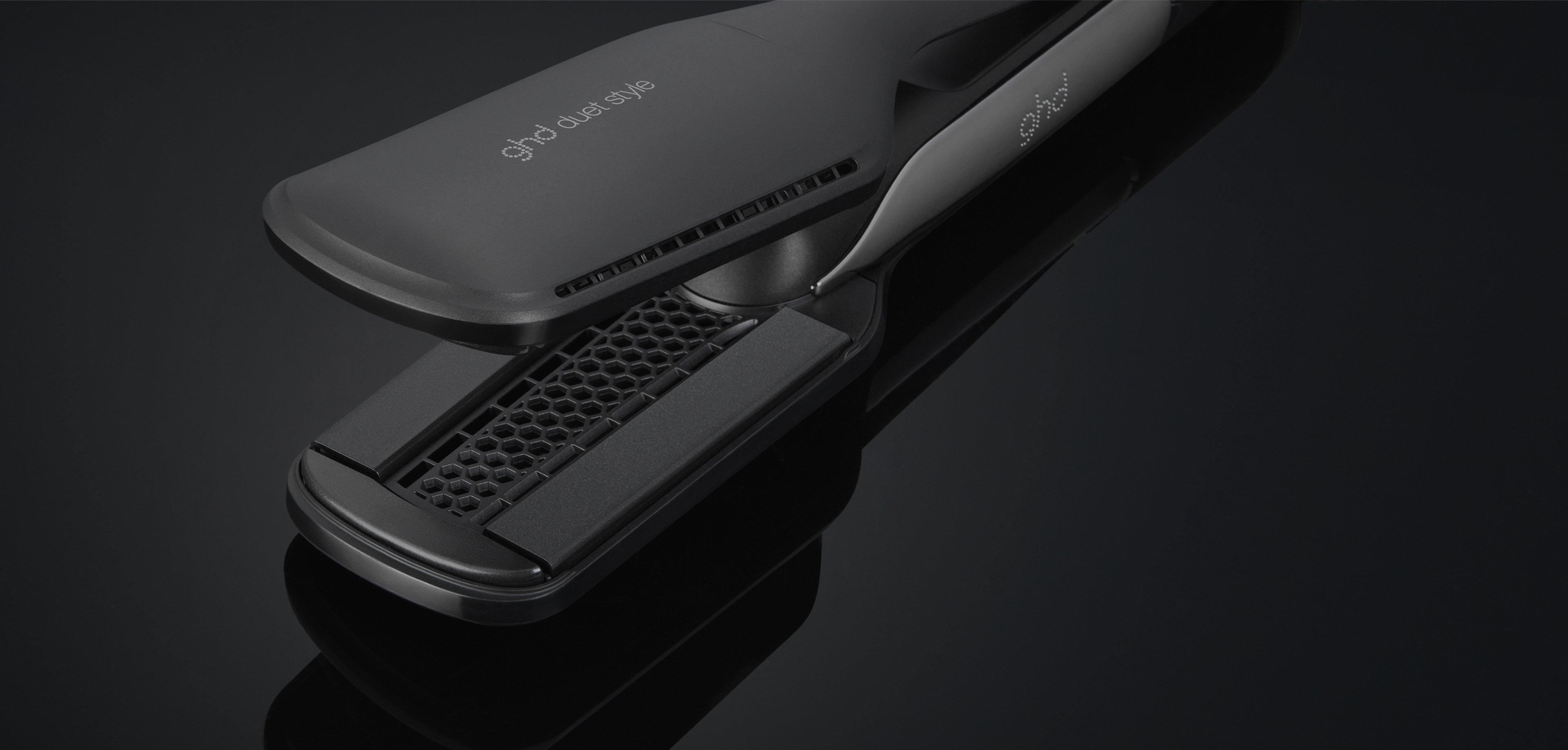Prancha de cabelo 2-em-1 ghd duet style preto