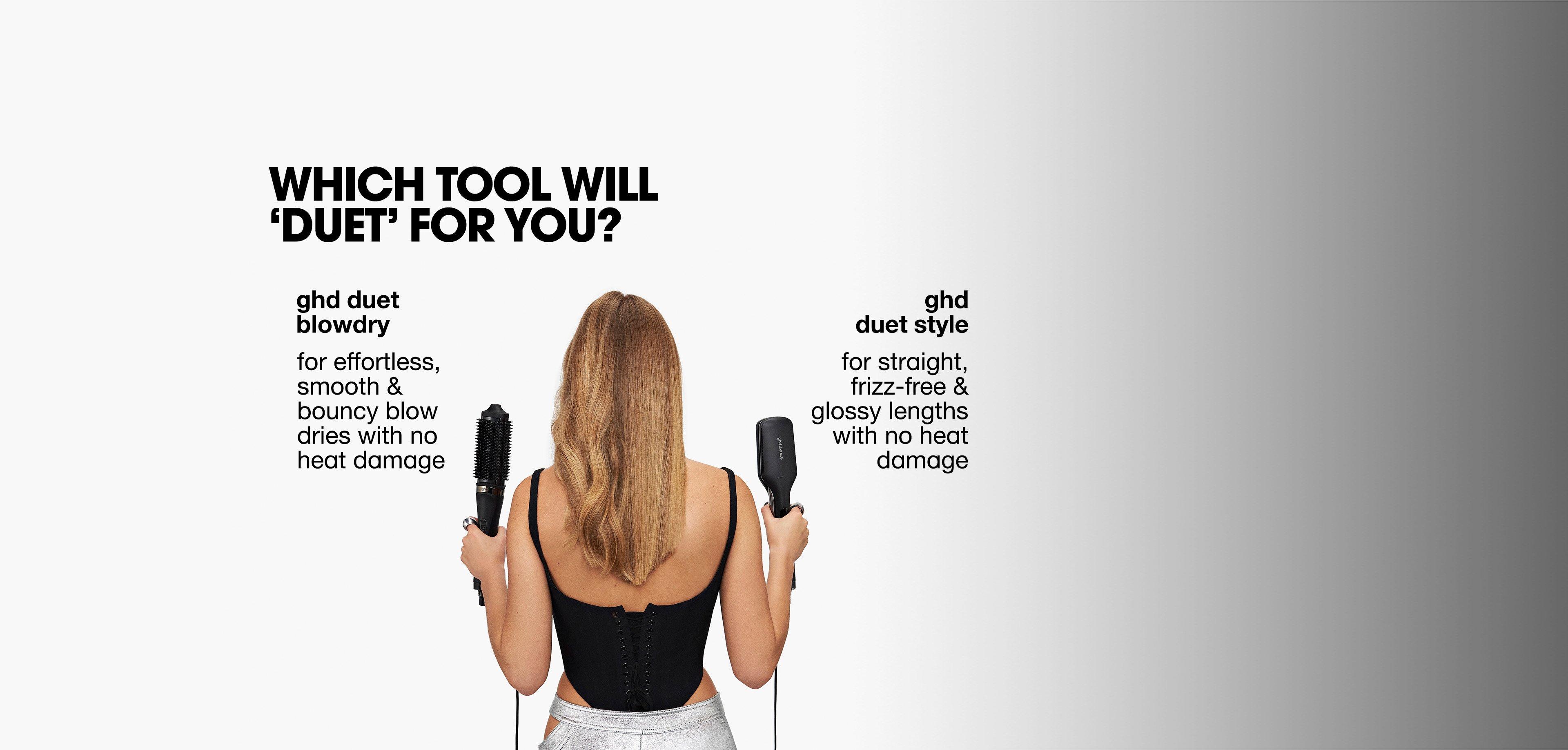 GHD DUET STYLE HOT AIR STYLER IN BLACK