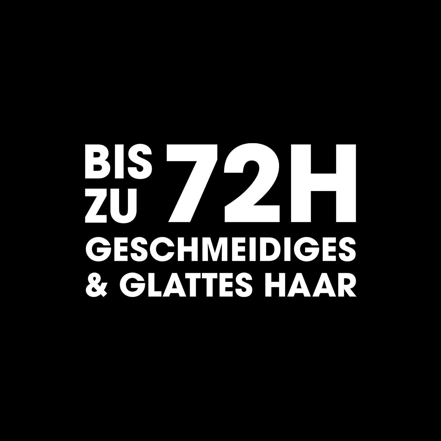 Bis zu 72h geschmeidiges und glattes Haar
