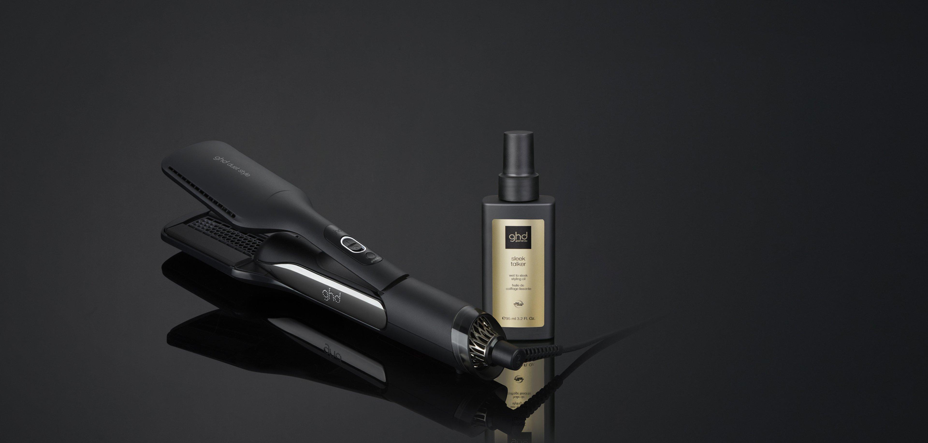 ghd sleek talker - óleo de styling de molhado a polido