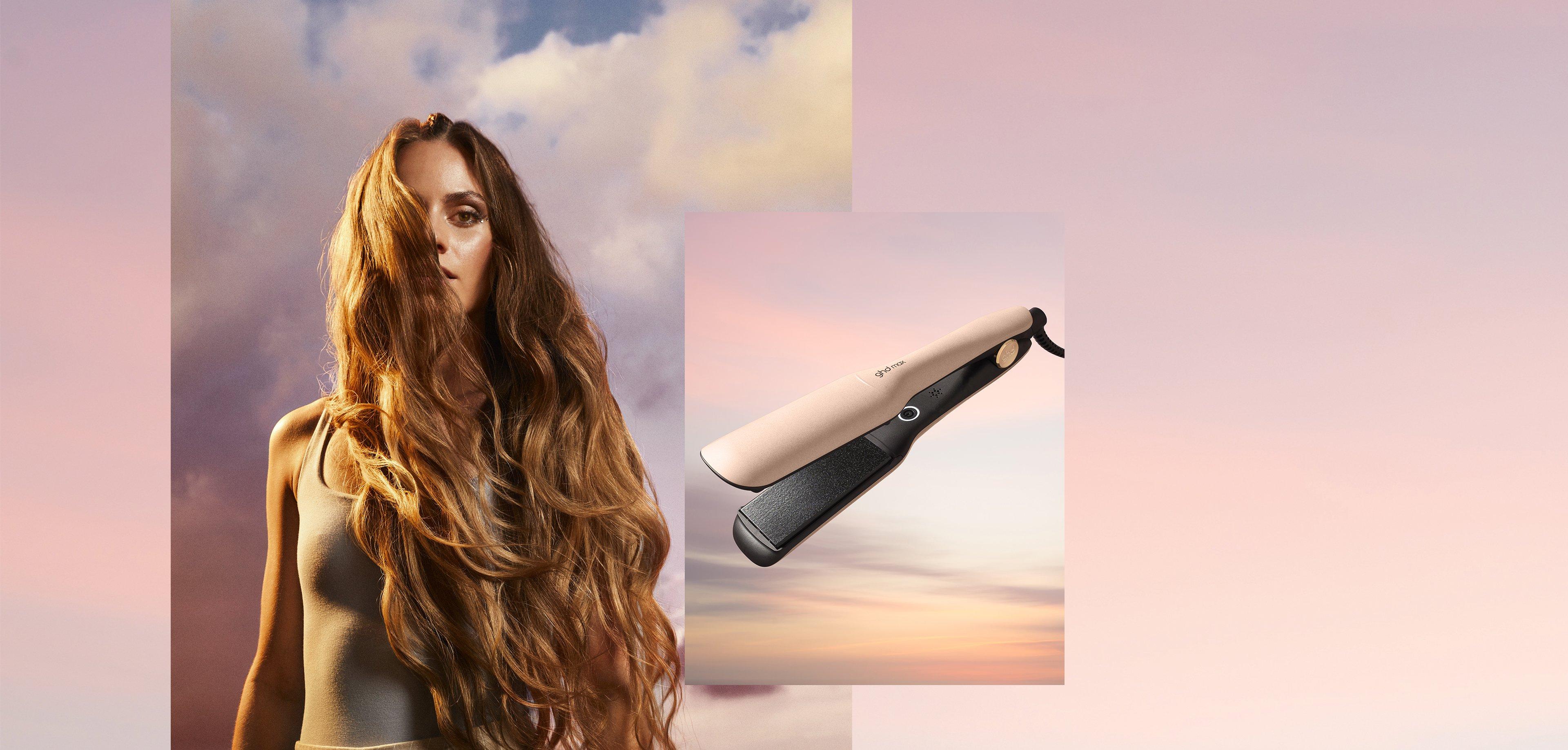 GHD MAX HAIR STRAIGHTENER IN SUN-KISSED ROSE GOLD