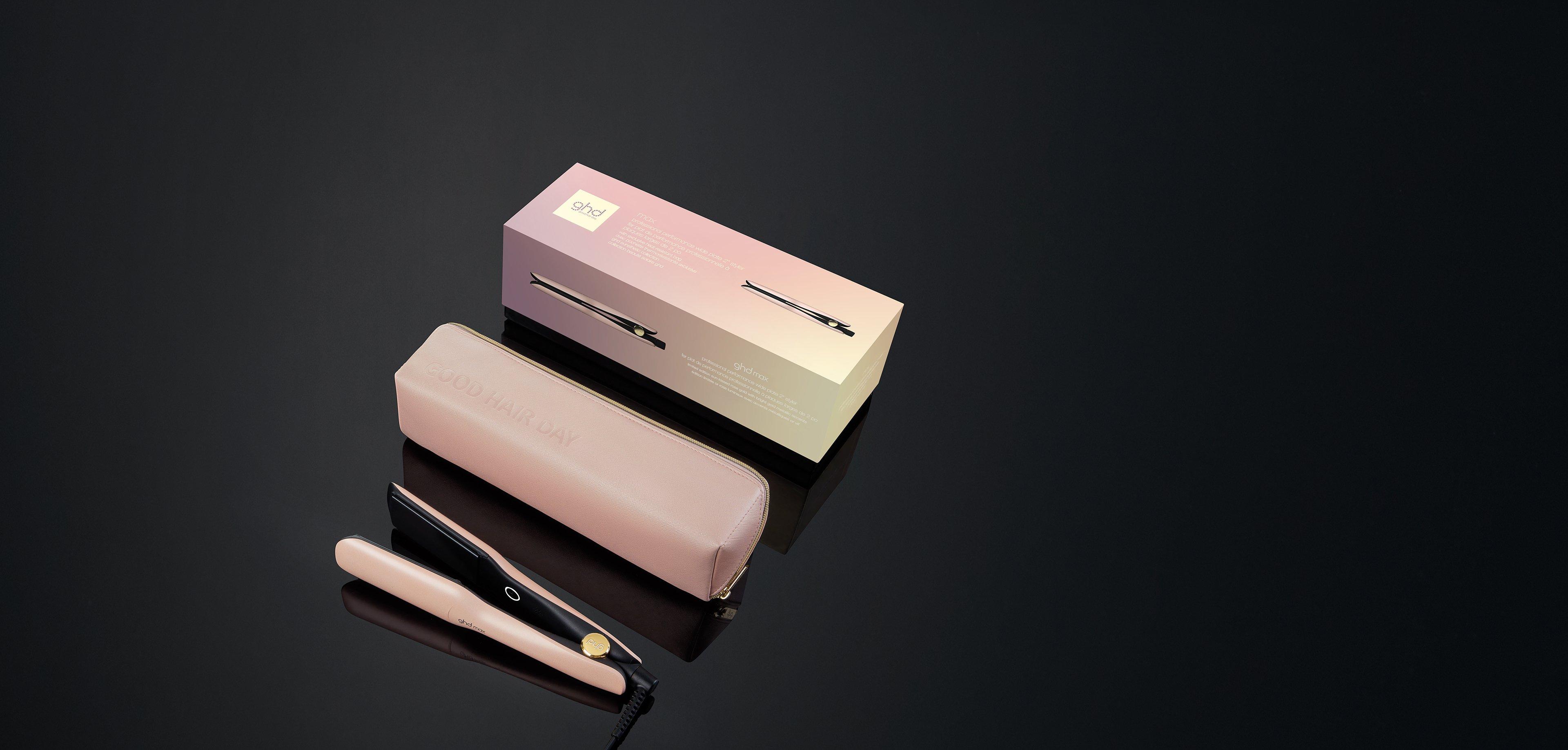 GHD MAX HAIR STRAIGHTENER IN SUN-KISSED ROSE GOLD