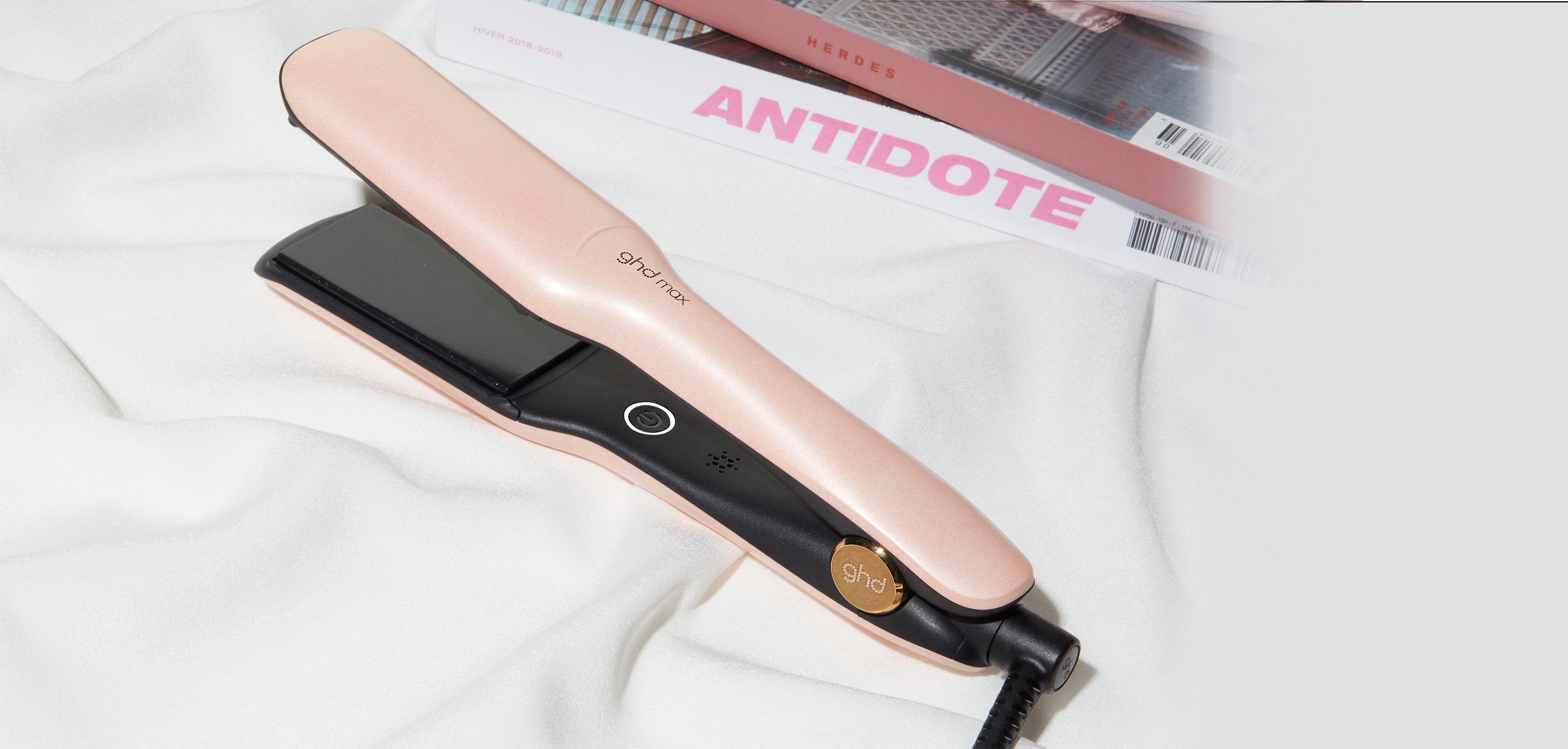 GHD MAX HAIR STRAIGHTENER IN SUN-KISSED ROSE GOLD
