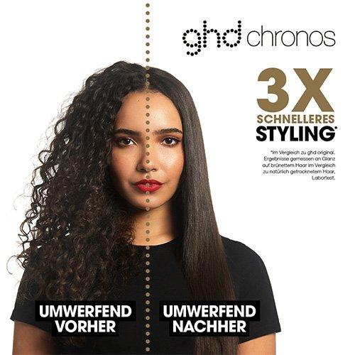 Vorher Nachher Vergleich mit ghd chronos