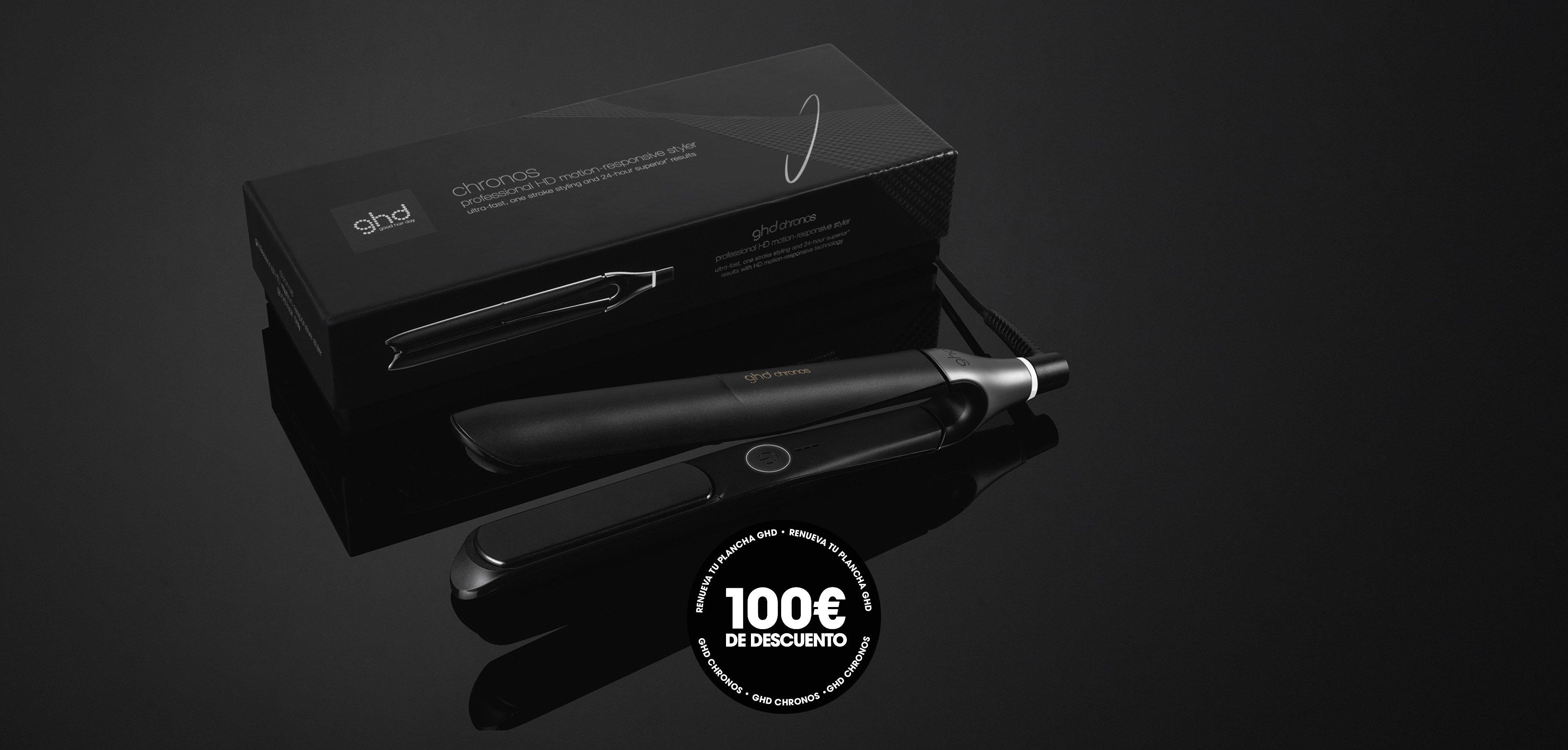 Plancha de pelo ghd chronos styler negra (placas 26mm) 
