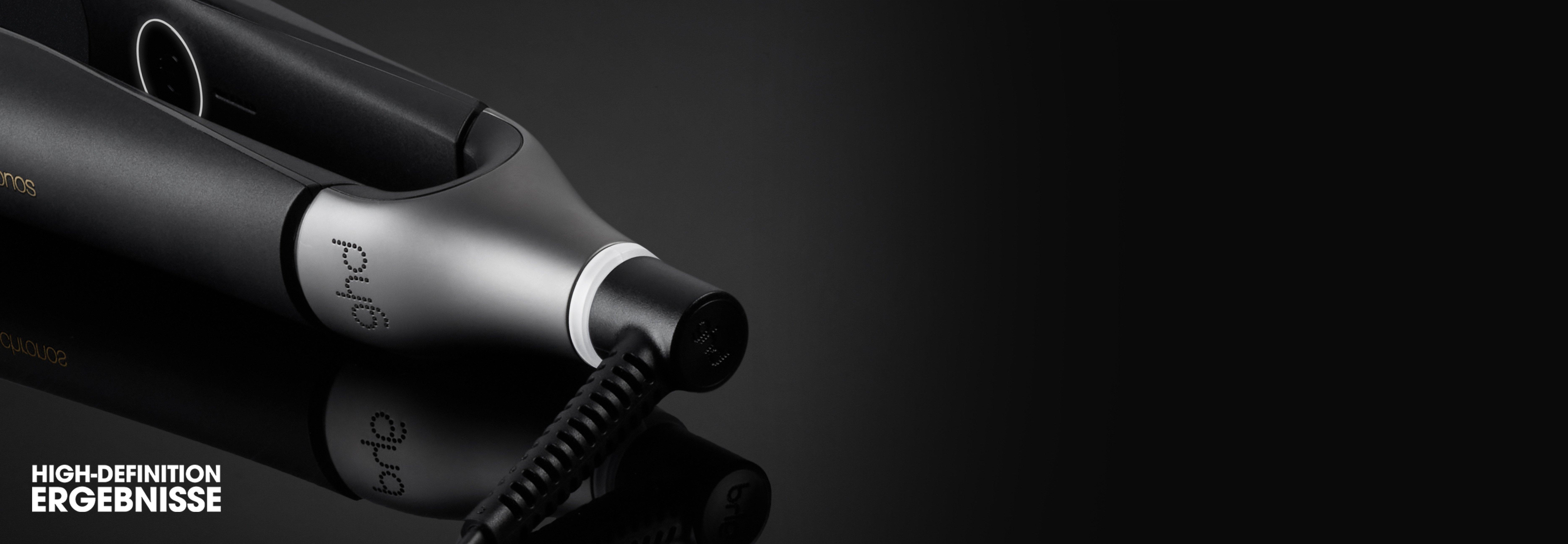 Verbessertes Gabelgelenk des ghd chronos in Schwarz