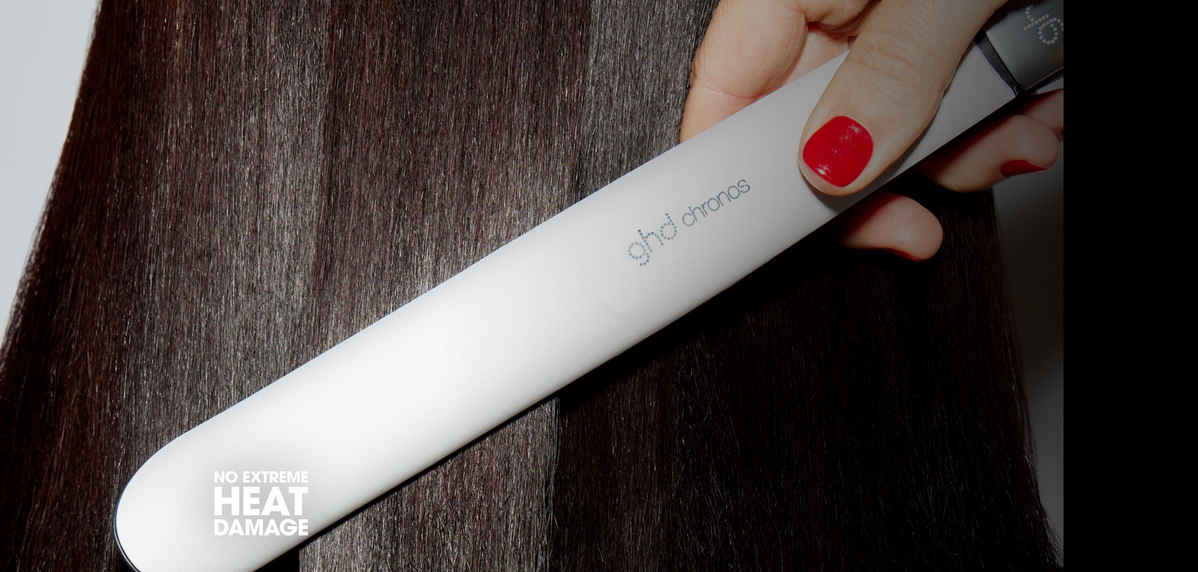 ghd Chronos Classic Hair Straightener (26mm plate) White