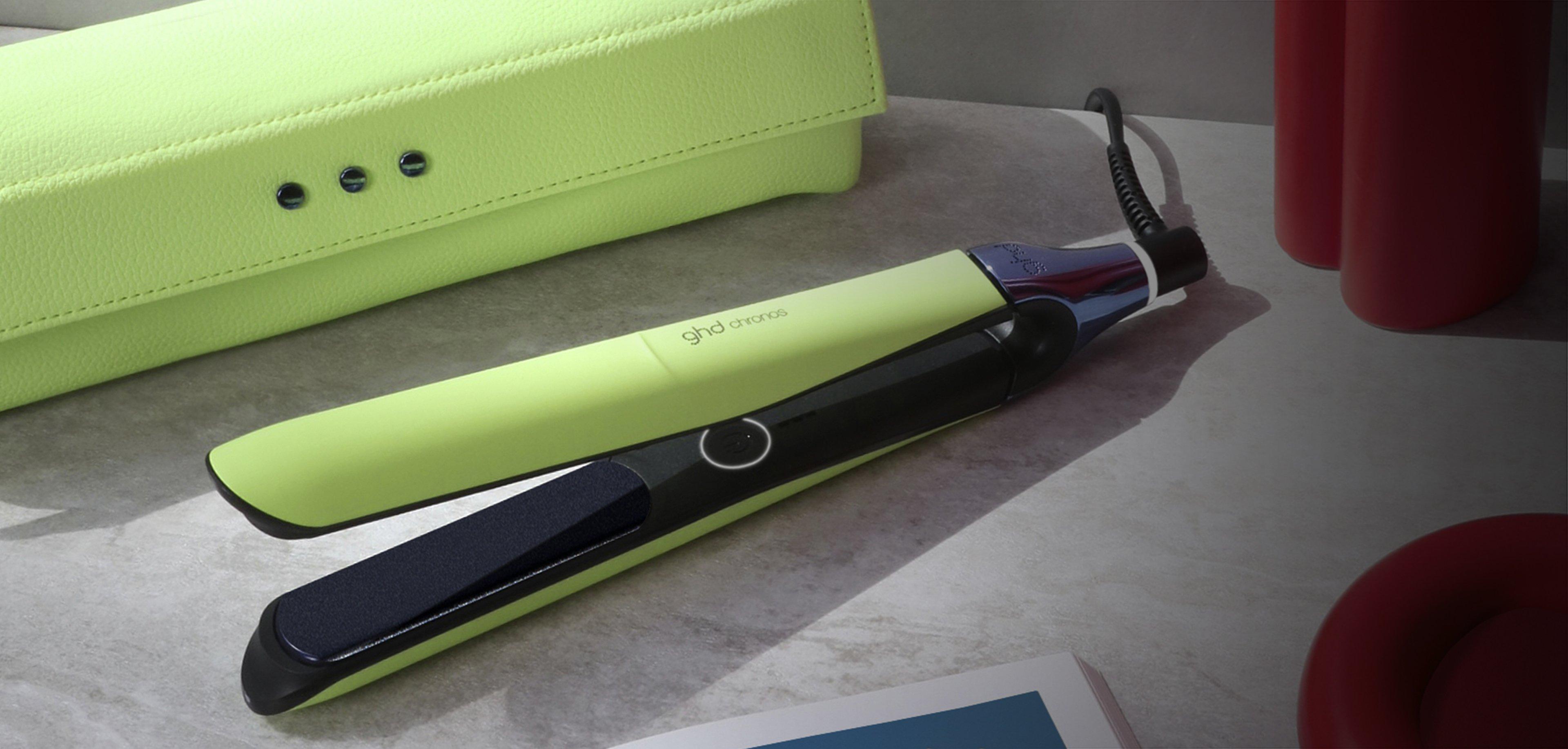 全新ghd Chronos造型夾–螢光青檸色