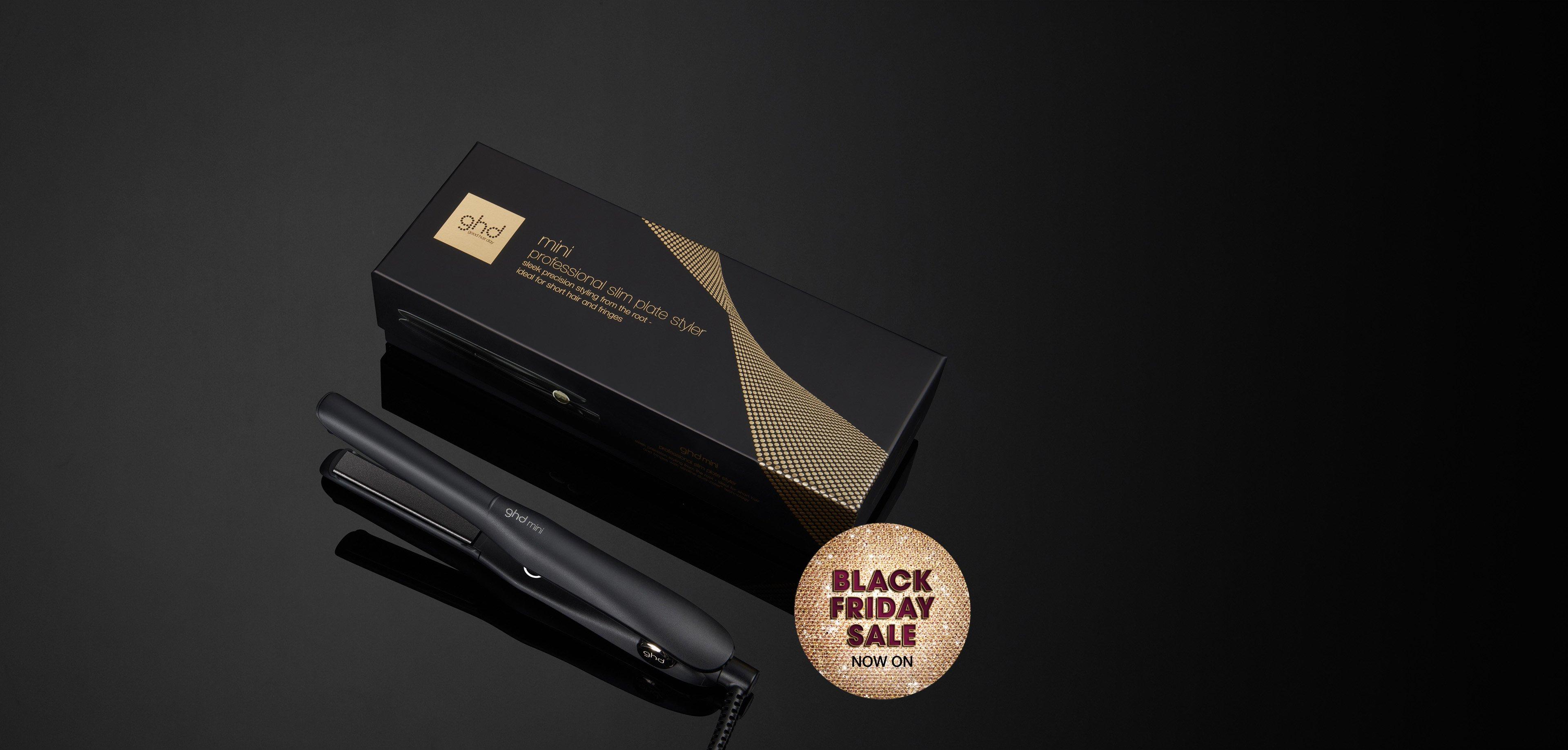 GHD MINI SLIM HAIR STRAIGHTENER (15MM PLATE) BLACK