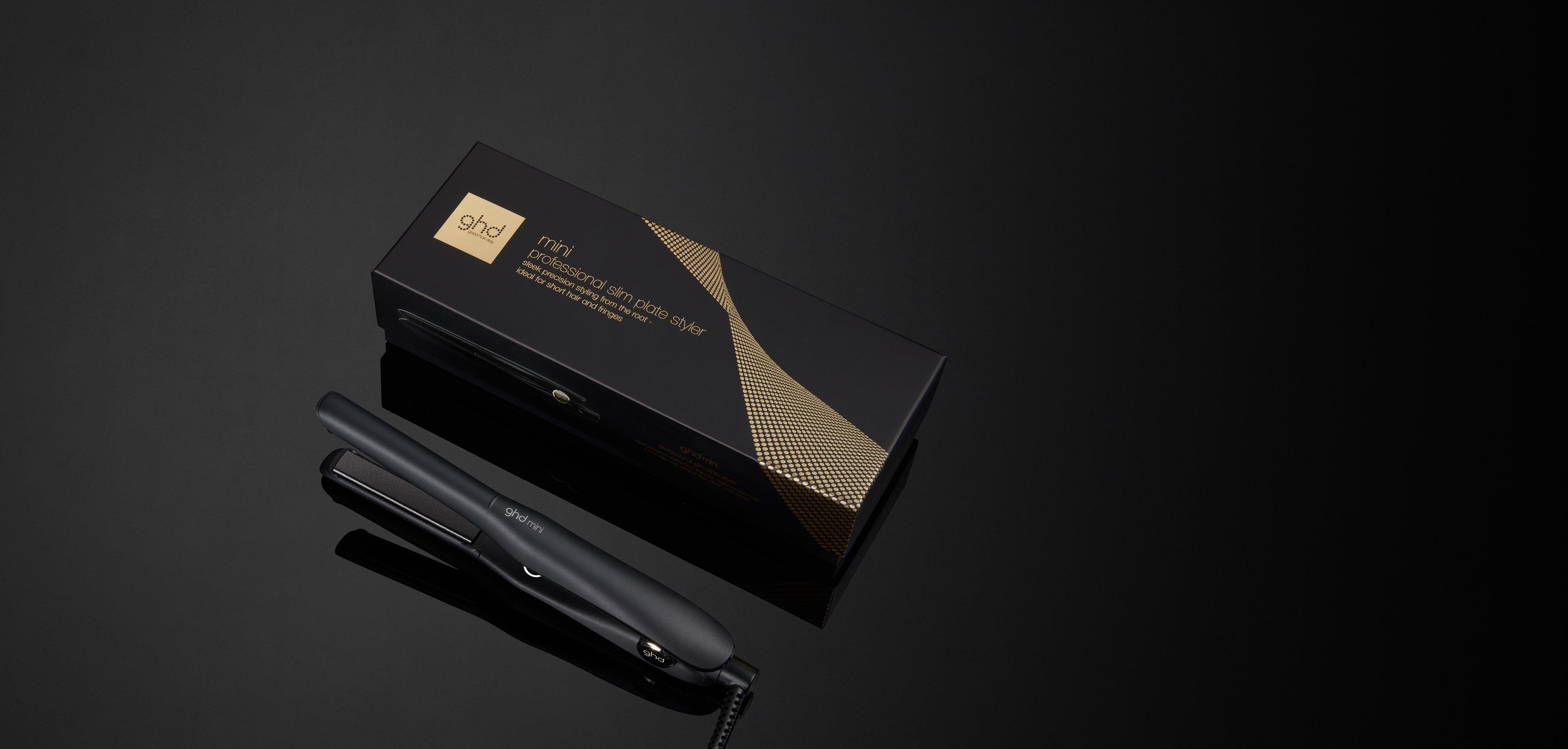 ghd Mini Rettetang (15mm plate) i Sort