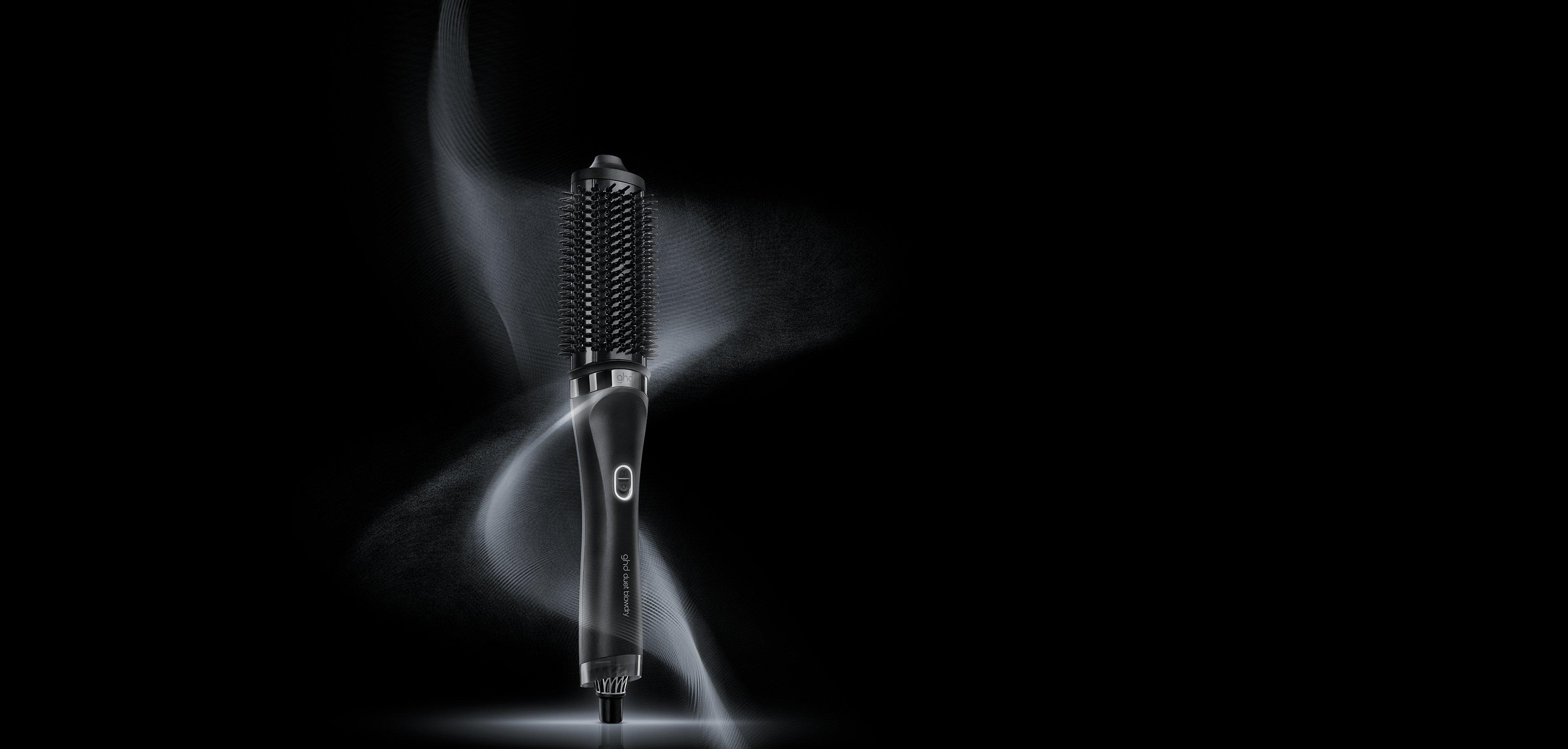 NEW GHD DUET BLOWDRY HAIR DRYER BRUSH IN BLACK