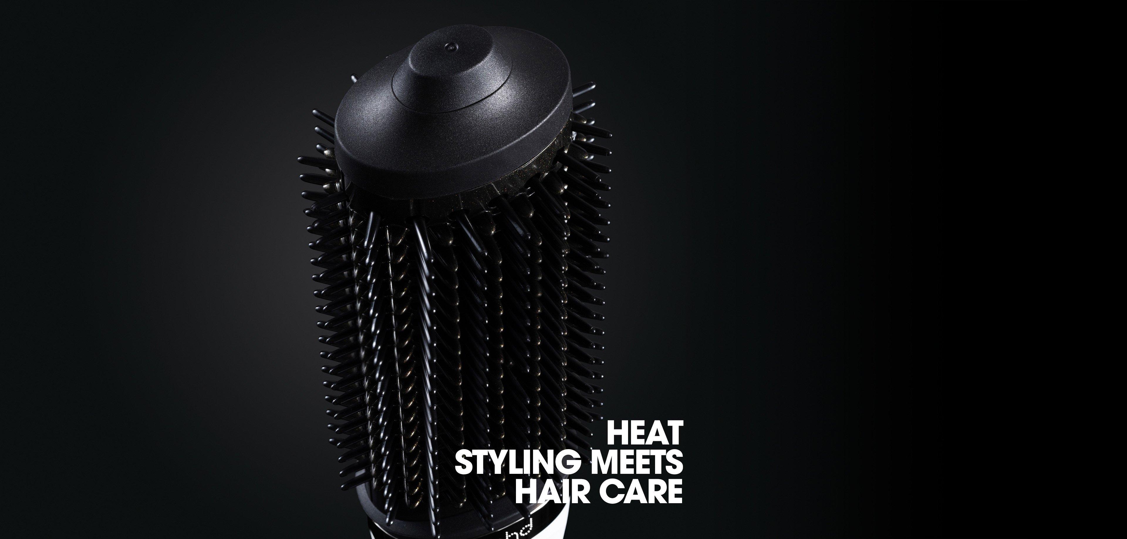 GHD DUET BLOWDRY HAIR DRYER BRUSH IN WHITE