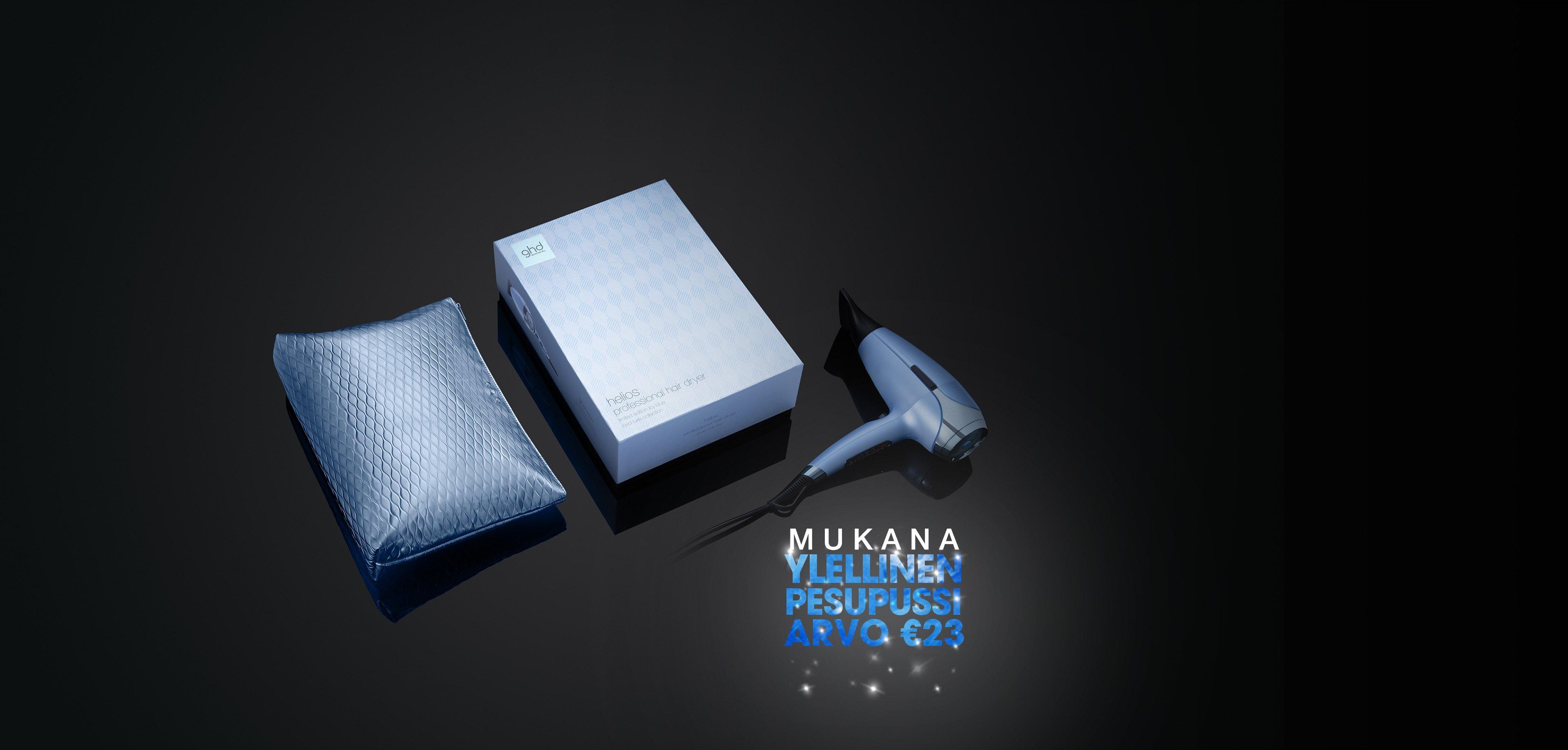 GHD HELIOS -HIUSTENKUIVAAJA - JÄÄNSININEN