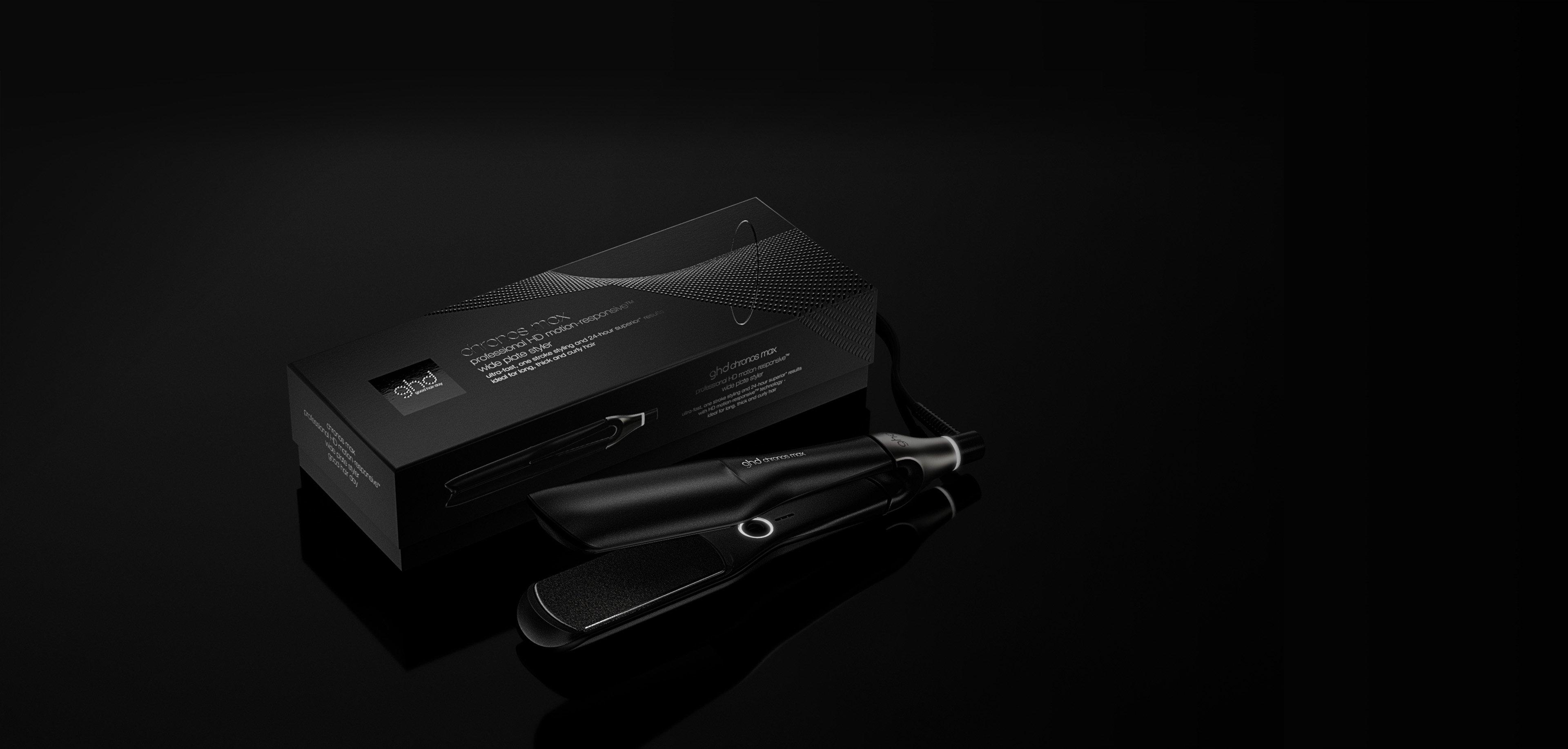 ghd Chronos® Max - Best Wide Plate Straightener in Black | ghd