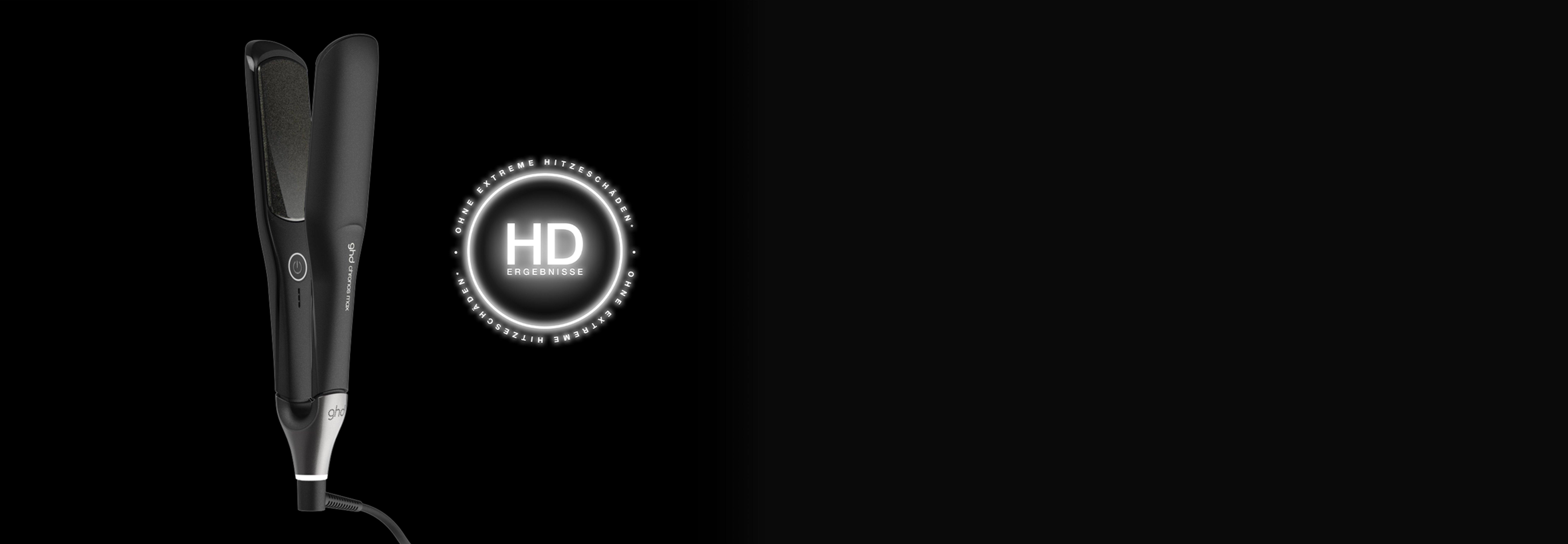 ghd chronos max Glätteisen in Schwarz für HD-Ergebnisse