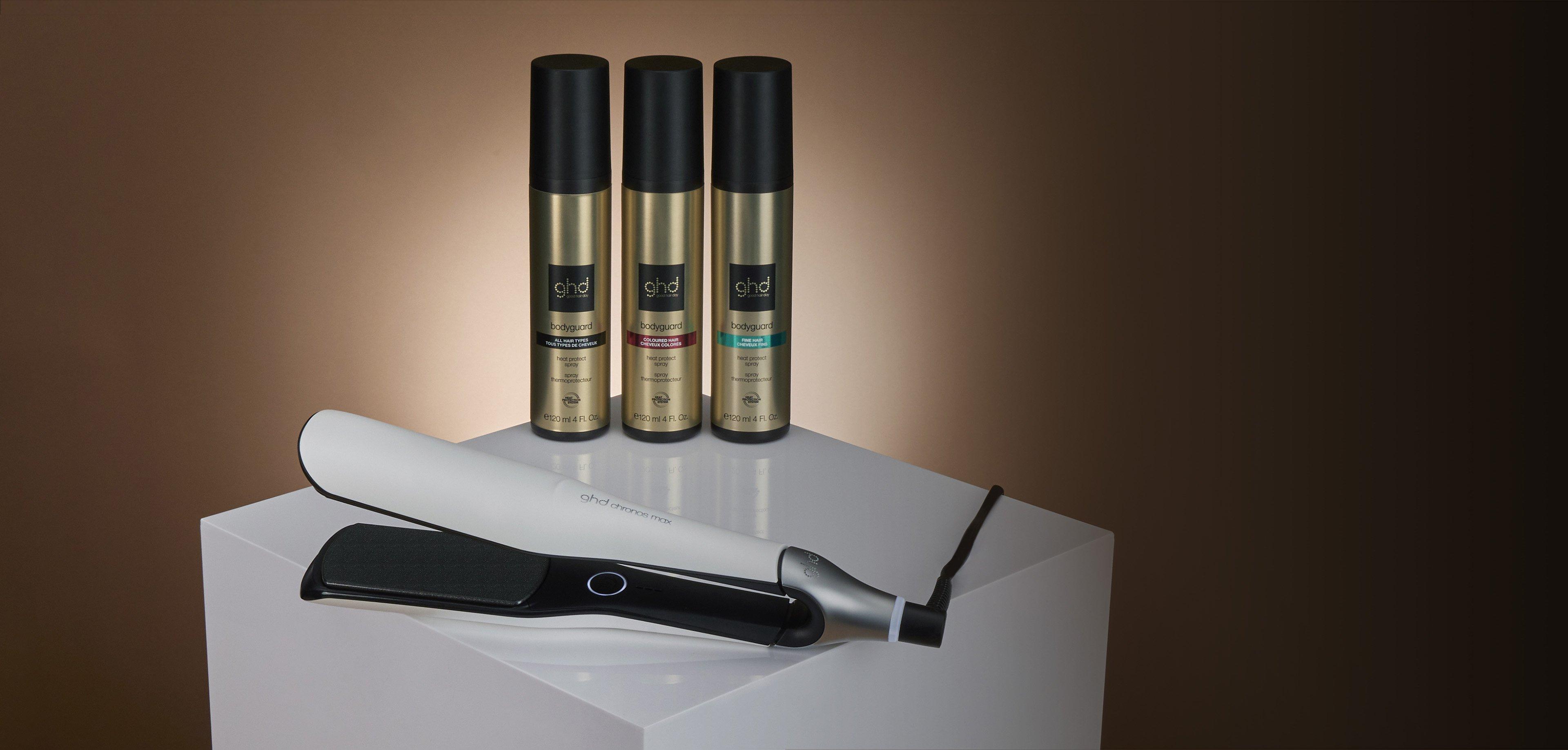 ghd Chronos Max Best Wide Flat Iron (1.7 inch plate) White