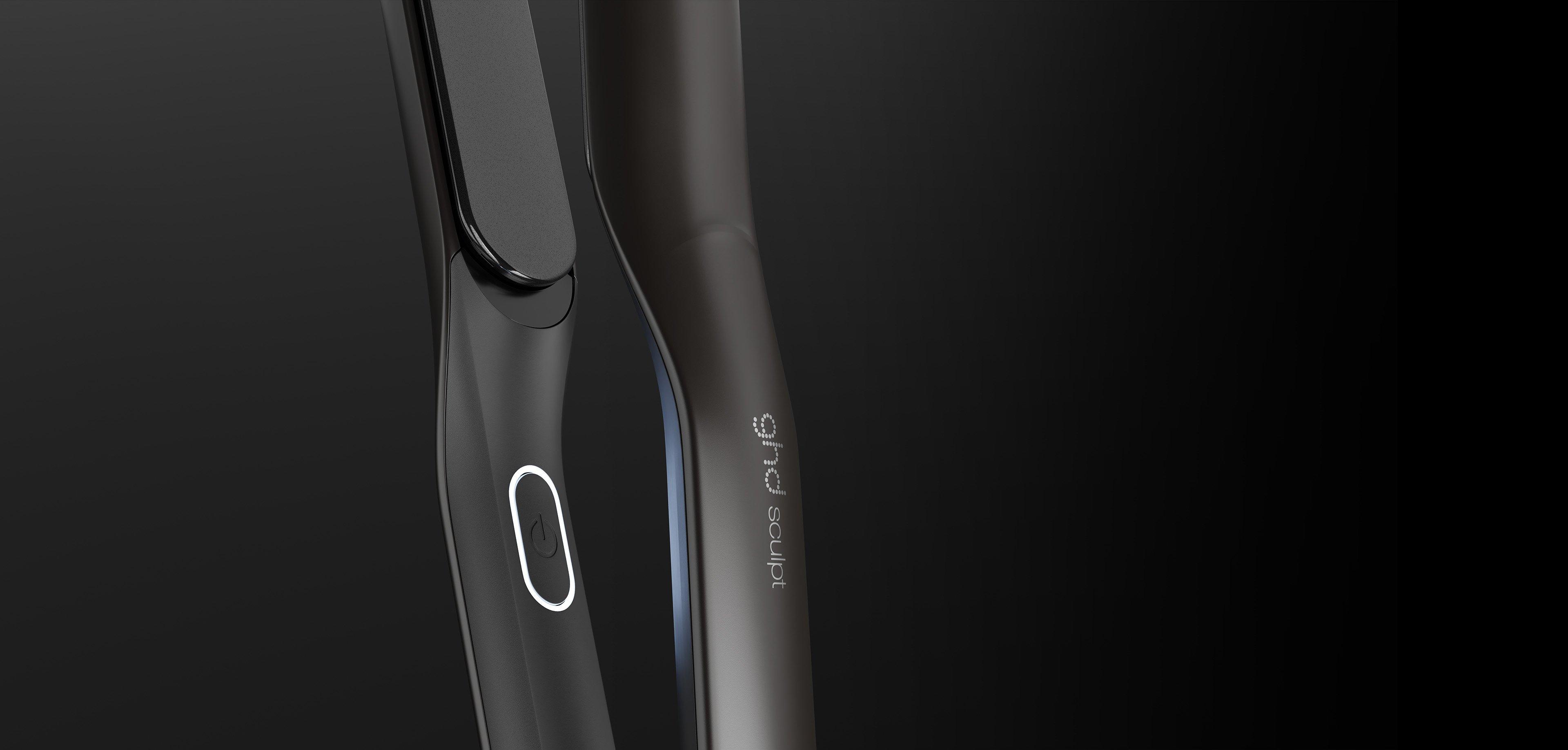 NEW GHD SCULPT INTERACTIVE HAIR STRAIGHTENER BLACK