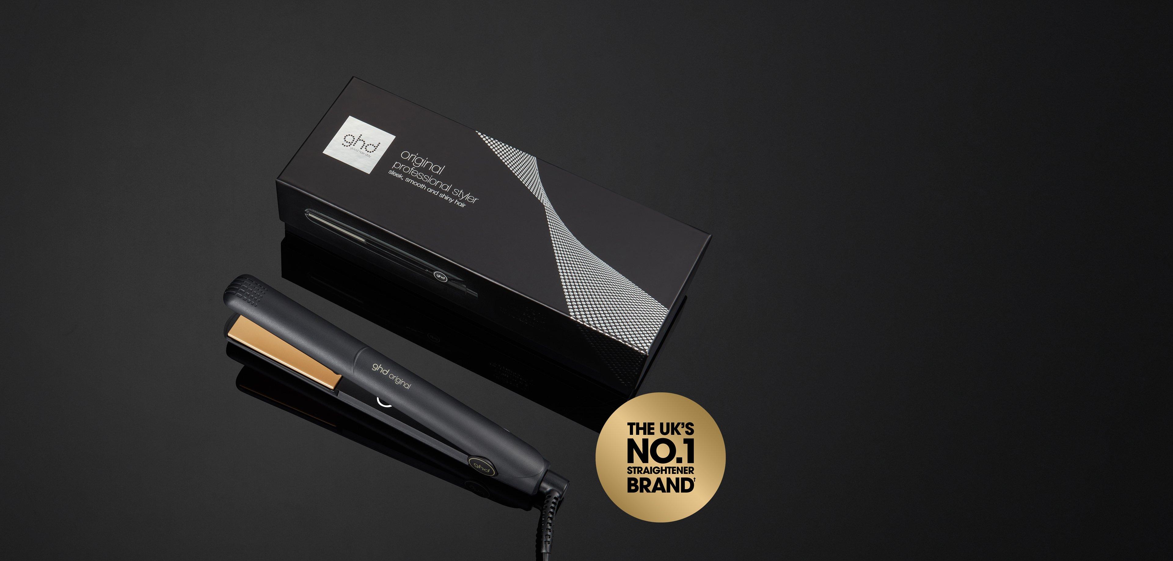 GHD ORIGINAL HAIR STRAIGHTENER BUNDLE IN BLACK