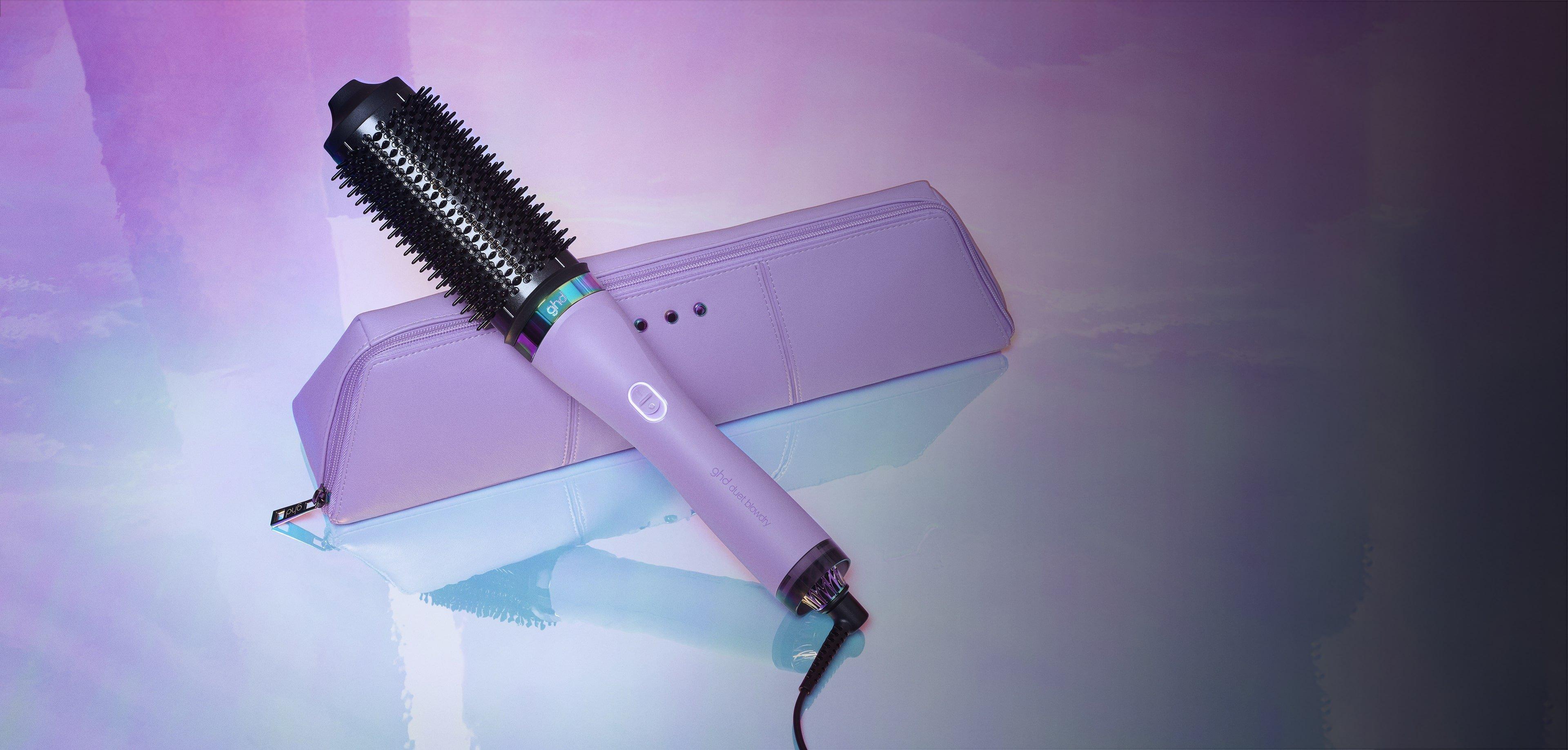 Cepillo secador 2 en 1 ghd duet blowdry lila galáctico