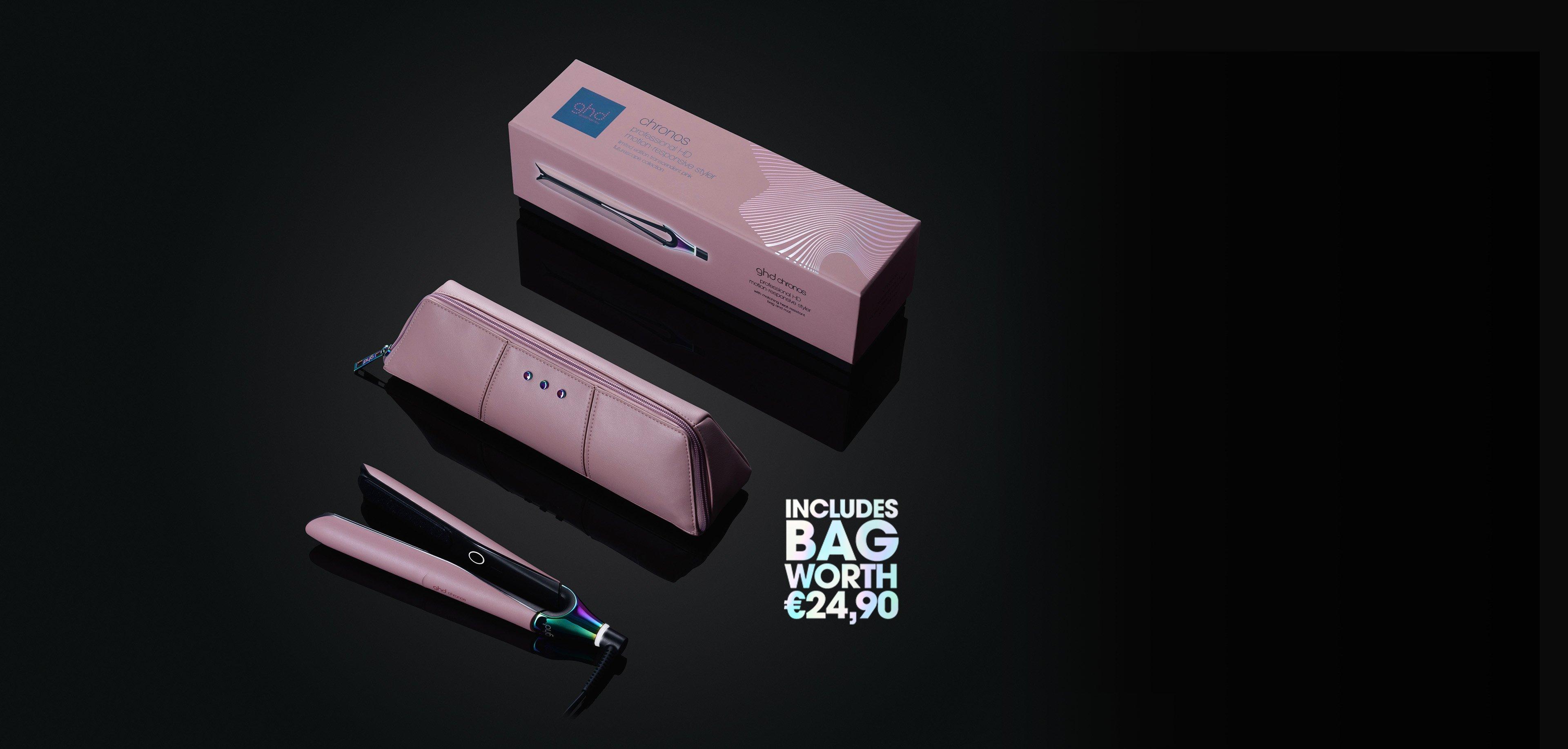 ΝΕΑ ΠΡΕΣΑ ΜΑΛΛΙΩΝ GHD CHRONOS ΣΕ ΓΚΡΙ-ΡΟΖ