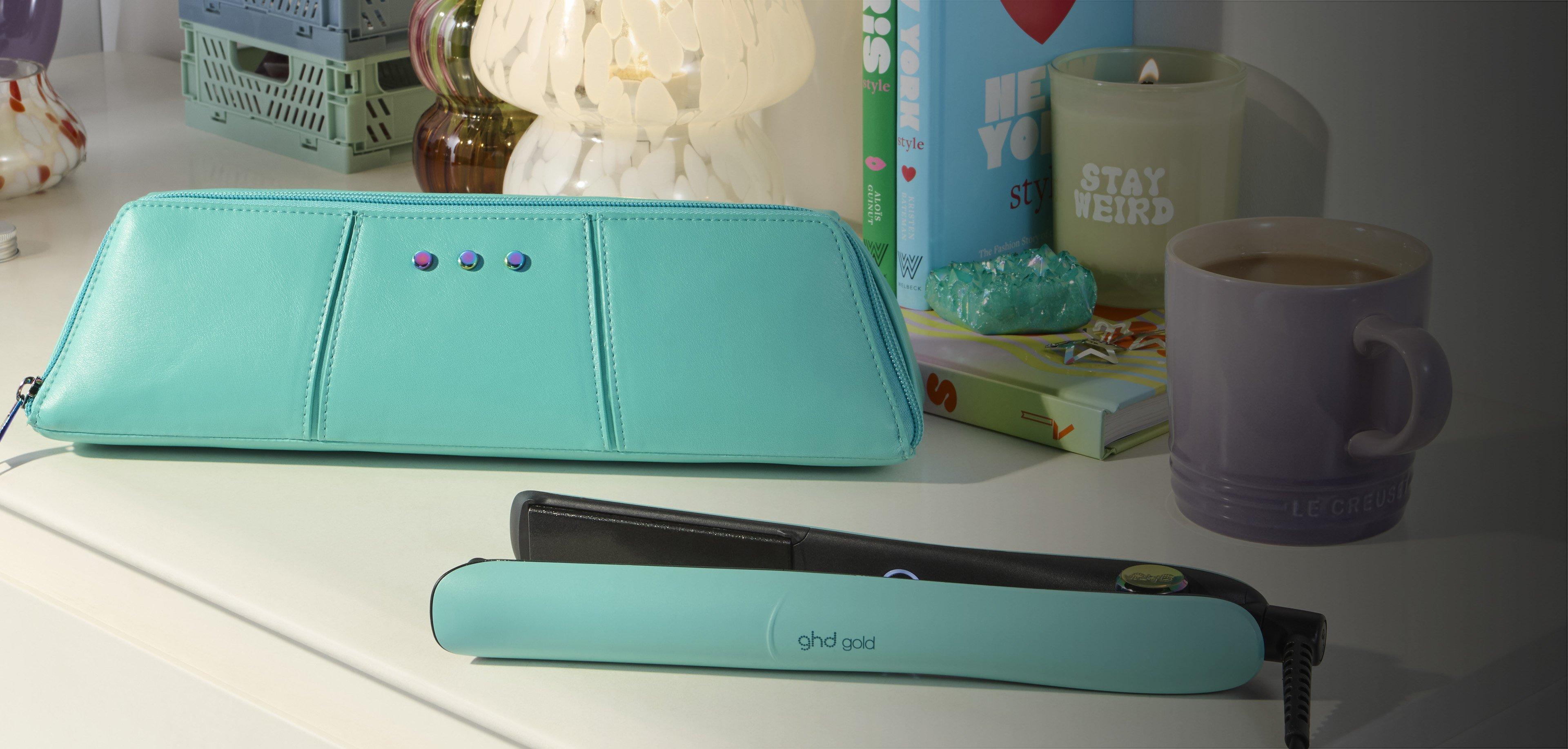 NOUVEAU  LISSEUR GHD GOLD (PLAQUES 26MM) - BLEU