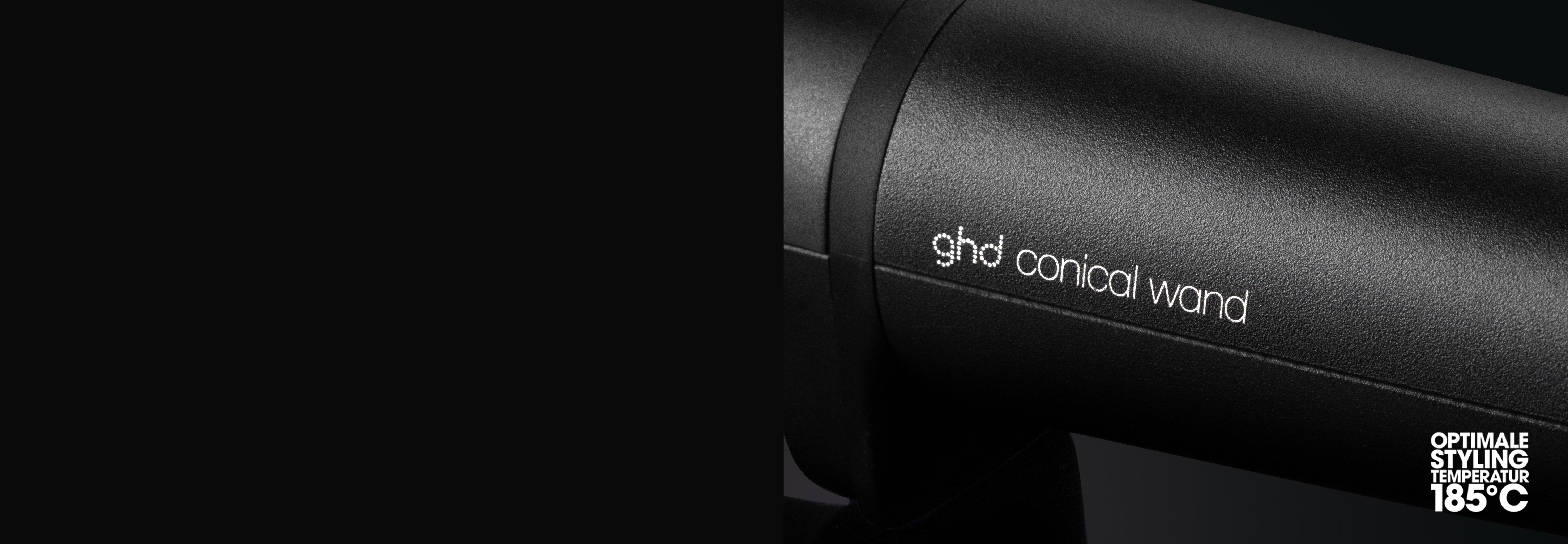 ghd Lockenstäbe stylen mit der optimalen Stylingtemperatur von 185°C
